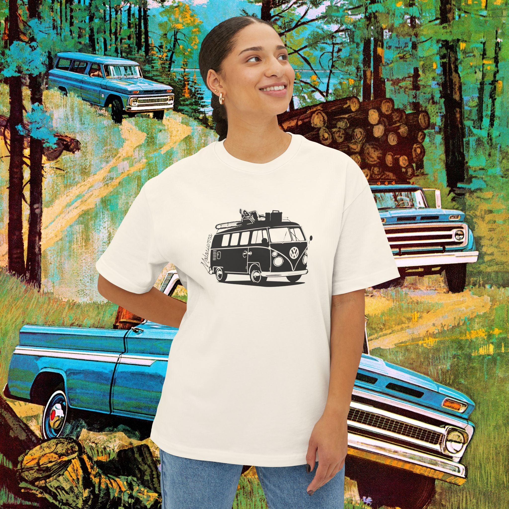 Magic Bus Unisex Oversized Boxy Tee