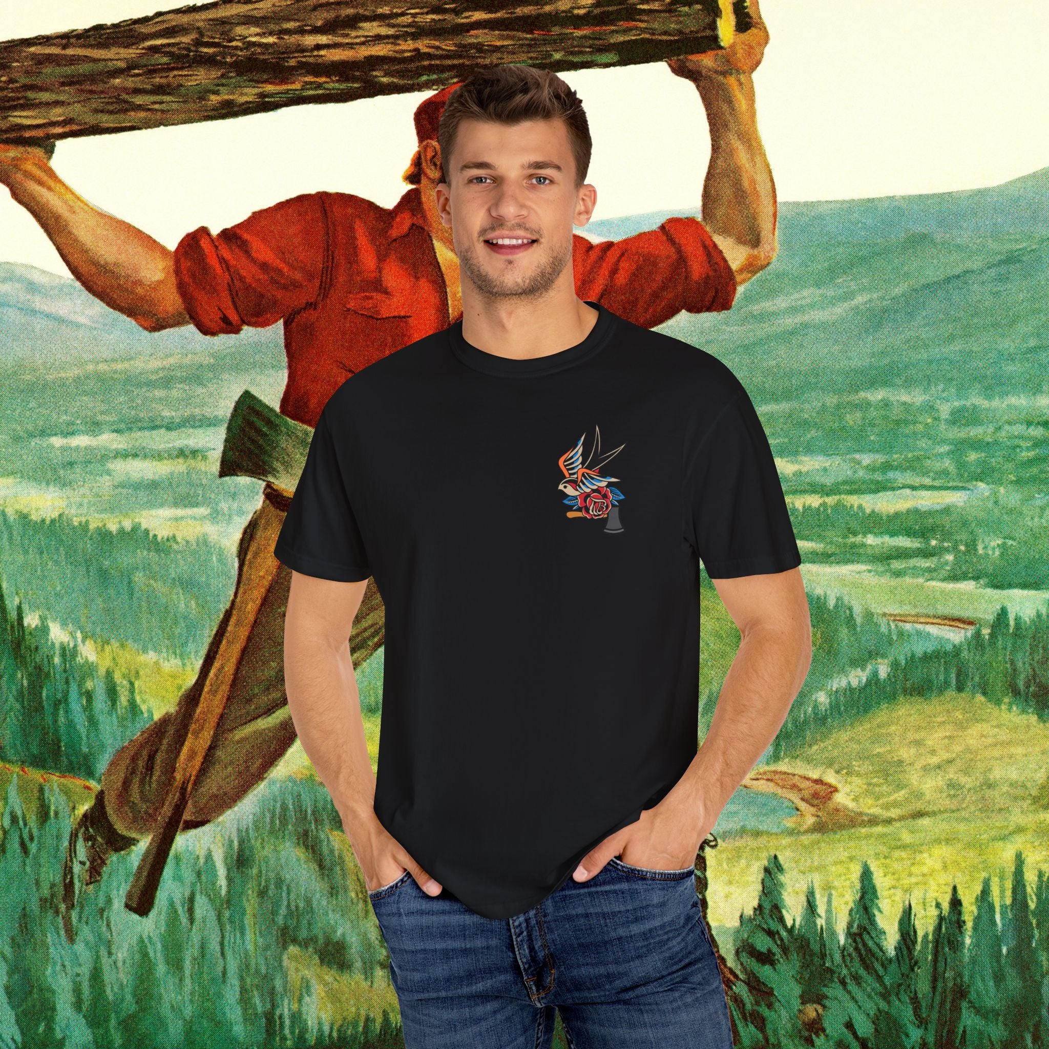 Cornell Unisex Garment-Dyed T-shirt