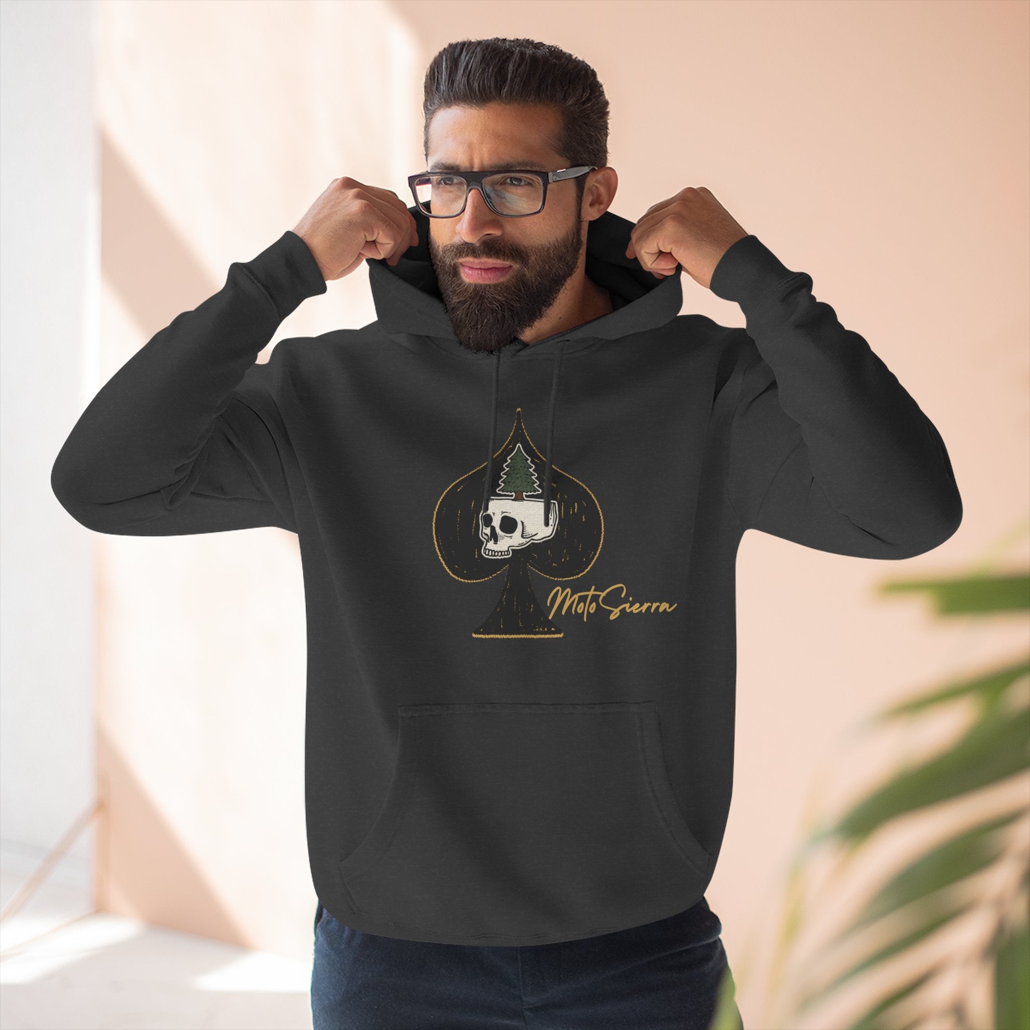 Ace of Spades Three-Panel Fleece Hoodie – My Store