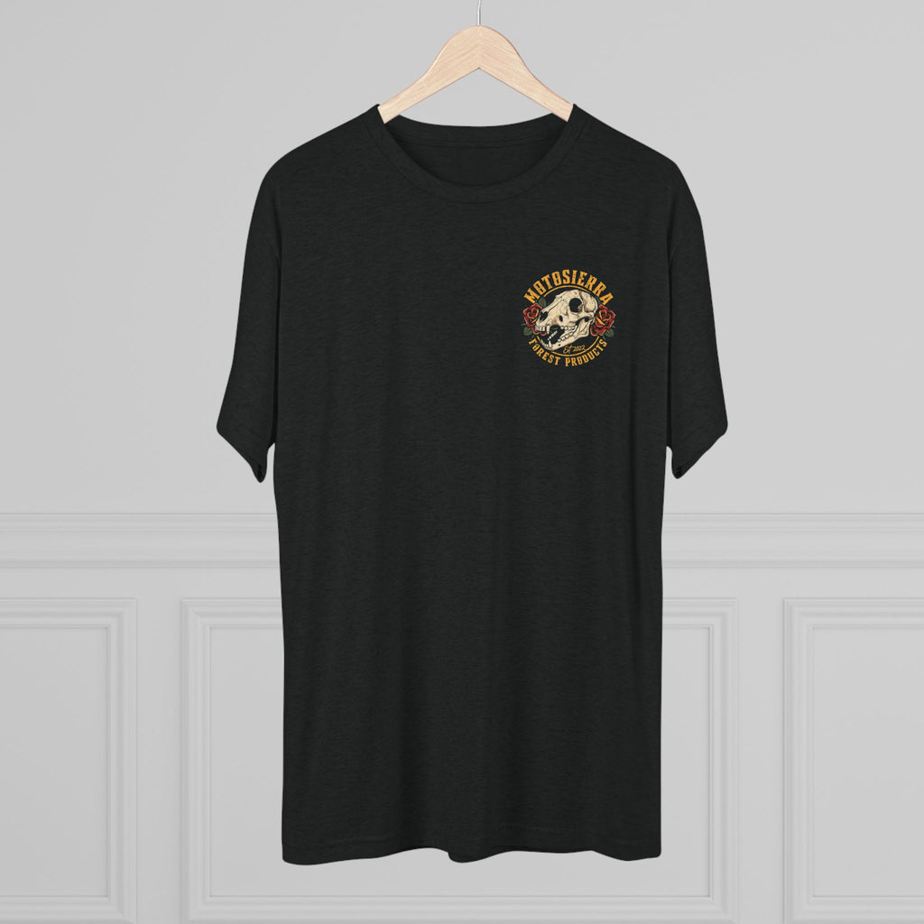Bear Skull Tri-Blend Crew Tee