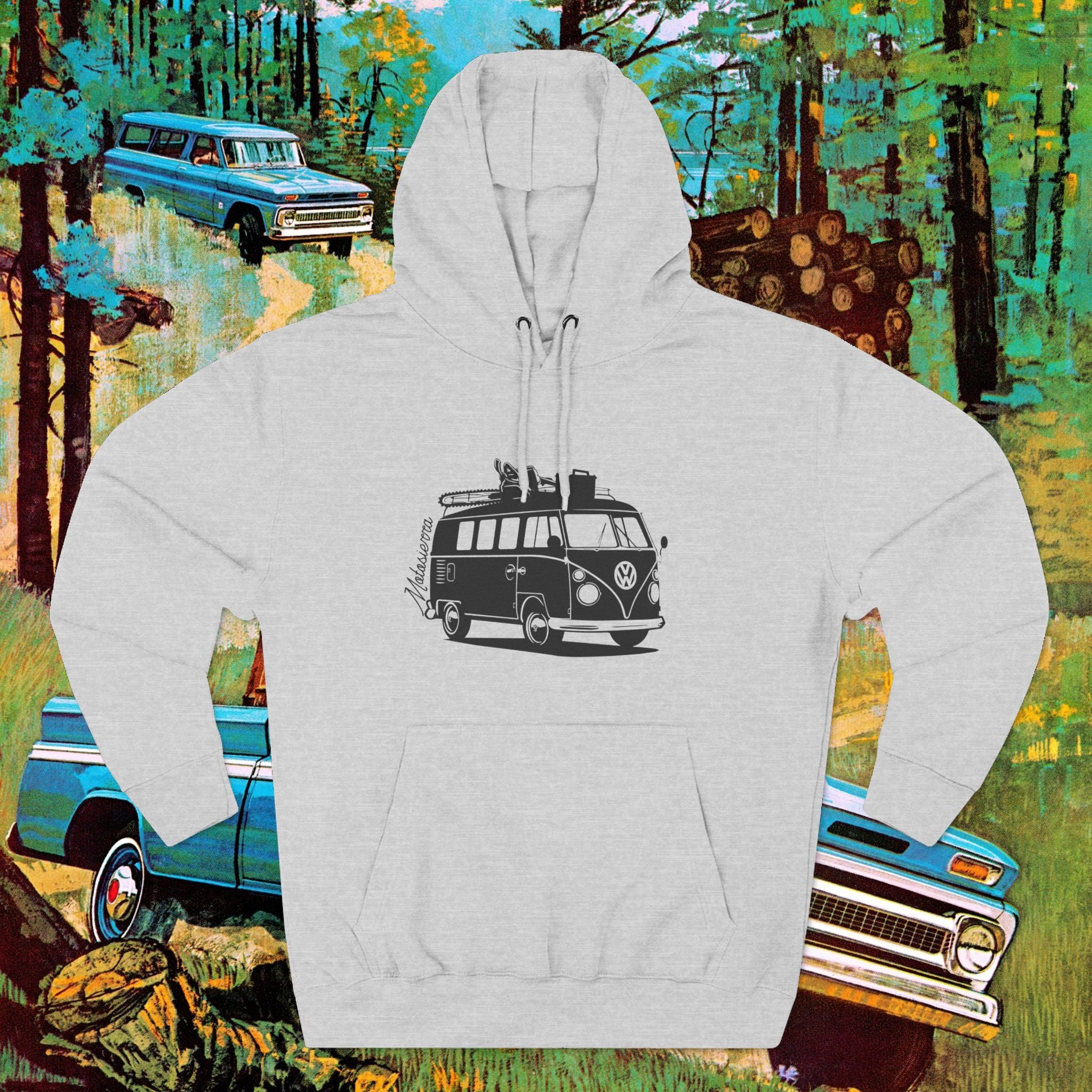 Magic Bus Three-Panel Fleece Hoodie