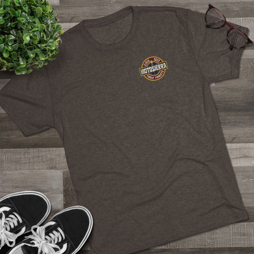 Motosierra Unisex Tri-Blend Tee - Forest Products & Adventure Wear