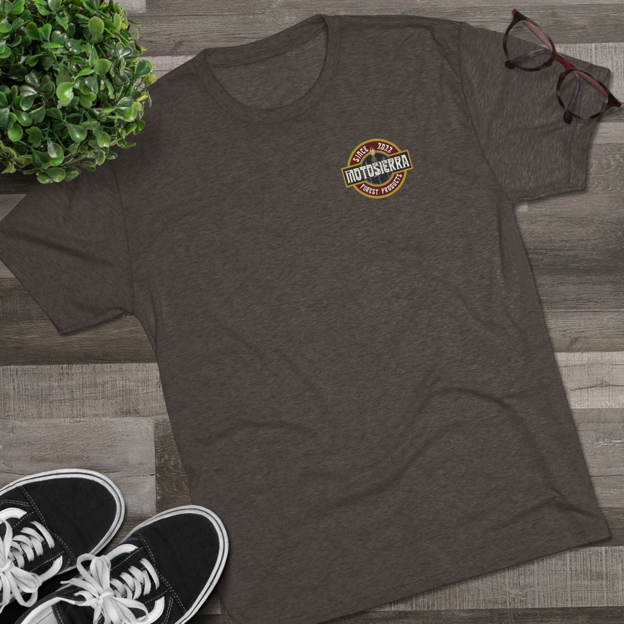 Motosierra Unisex Tri-Blend Tee - Forest Products & Adventure Wear