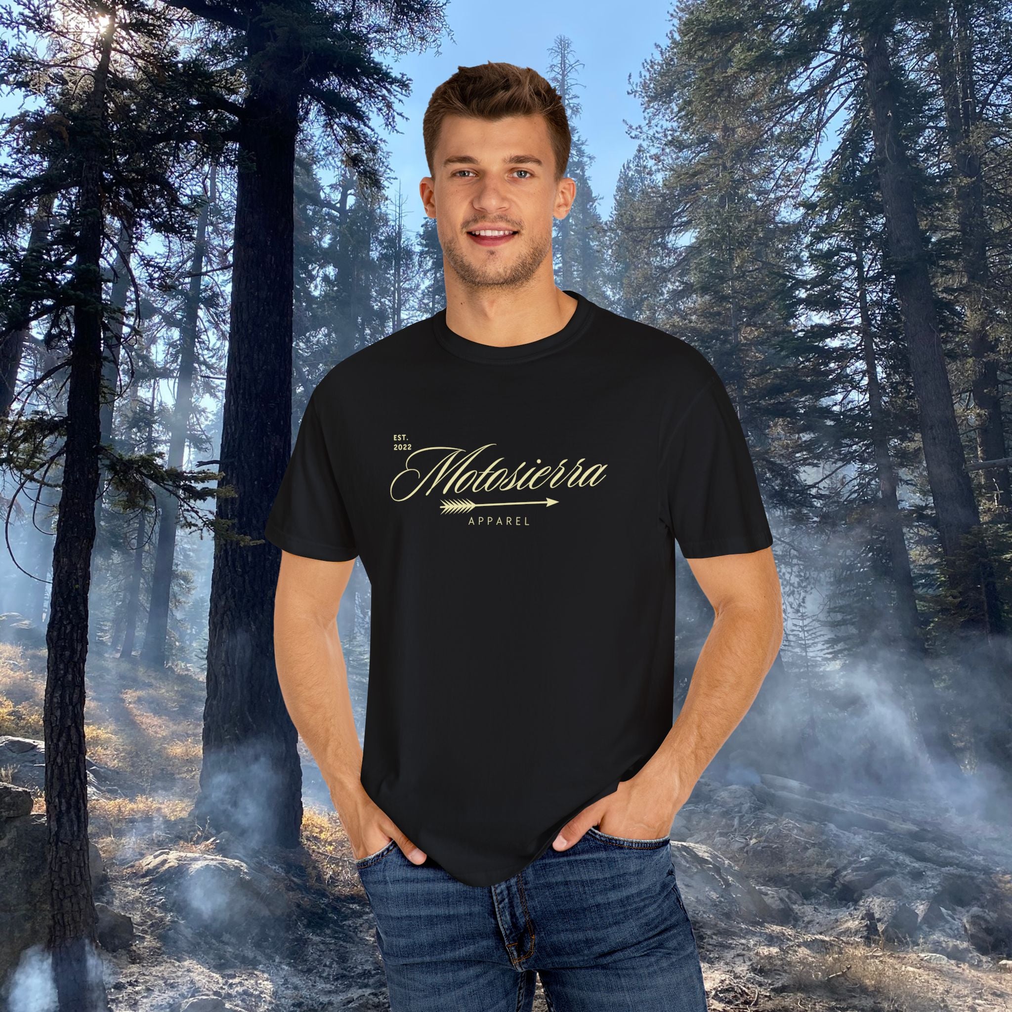 Script Logo Unisex Garment-Dyed T-shirt