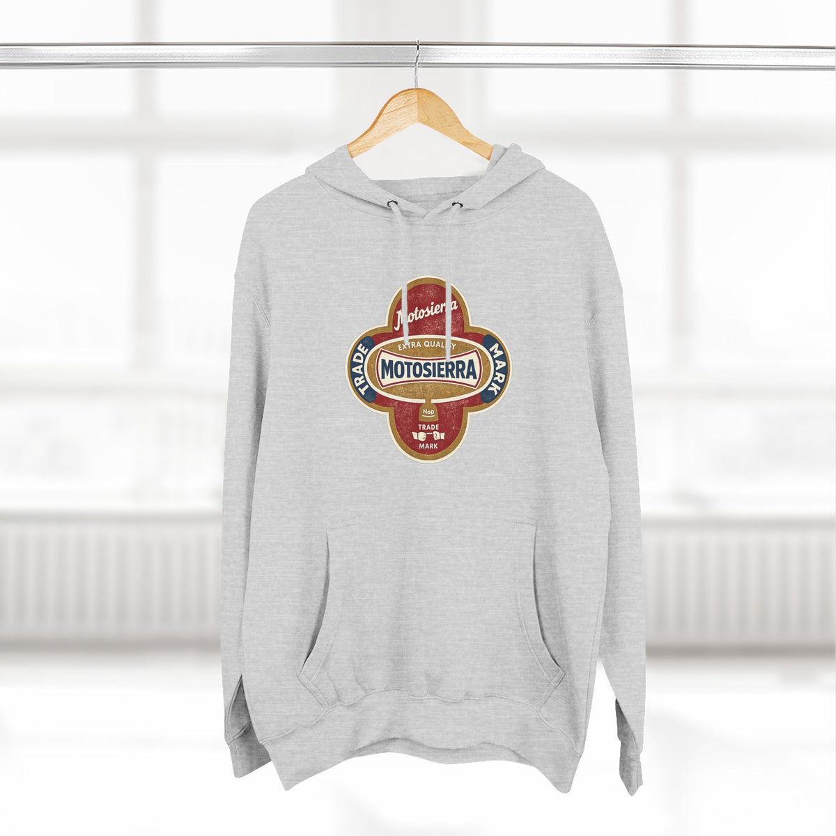 Vintage Three-Panel Fleece Hoodie