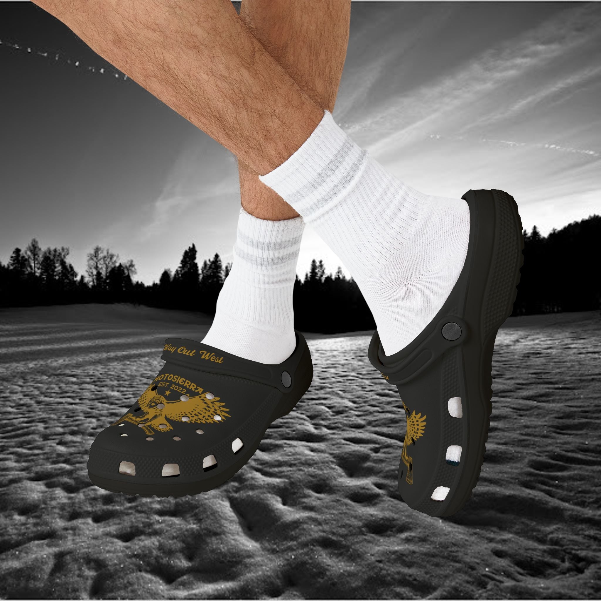 Motosierra Owl Logo Foam Rubber Shoes