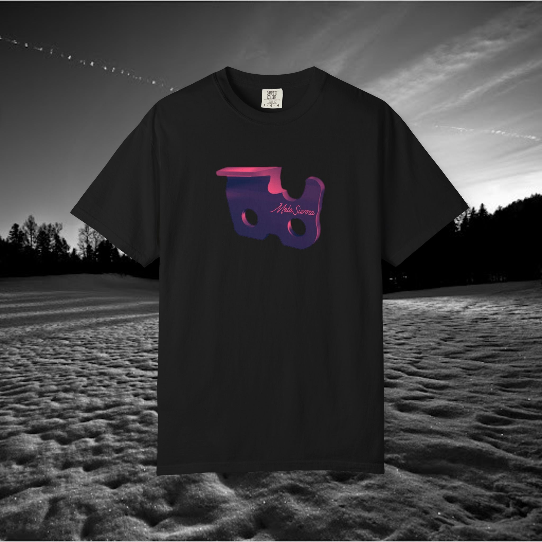 Cutter Garment-Dyed T-Shirt with Artistic Print, Casual Wear, Unique Gift, Streetwear, Graphic Tee, All-Occasion Style