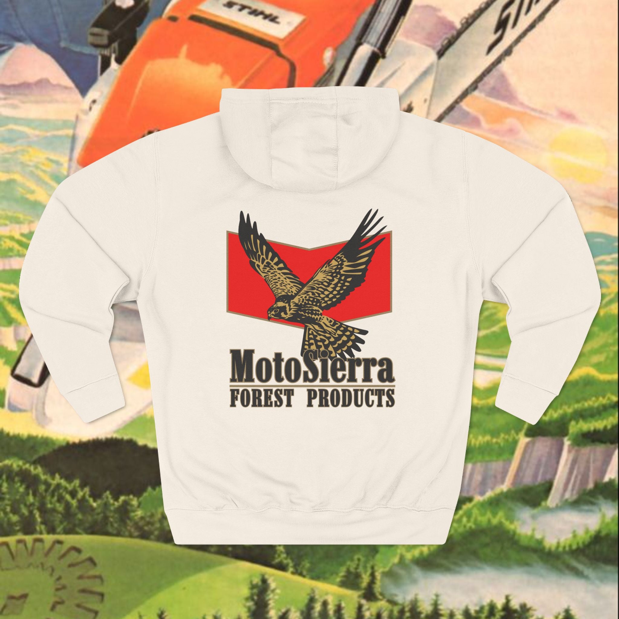 Kestrel Three-Panel Fleece Hoodie