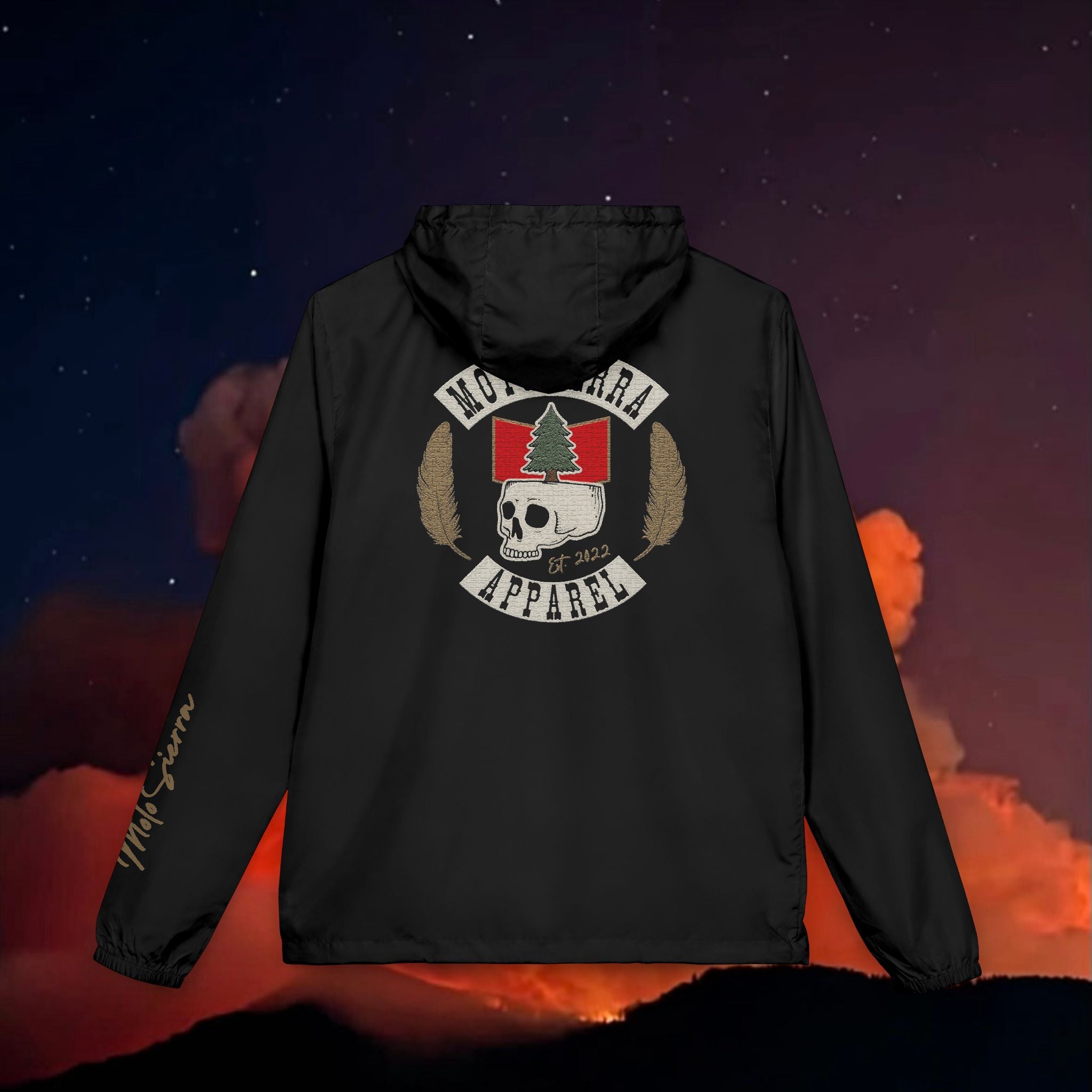 Tree Skull Unisex Full-Zip Windbreaker Jacket