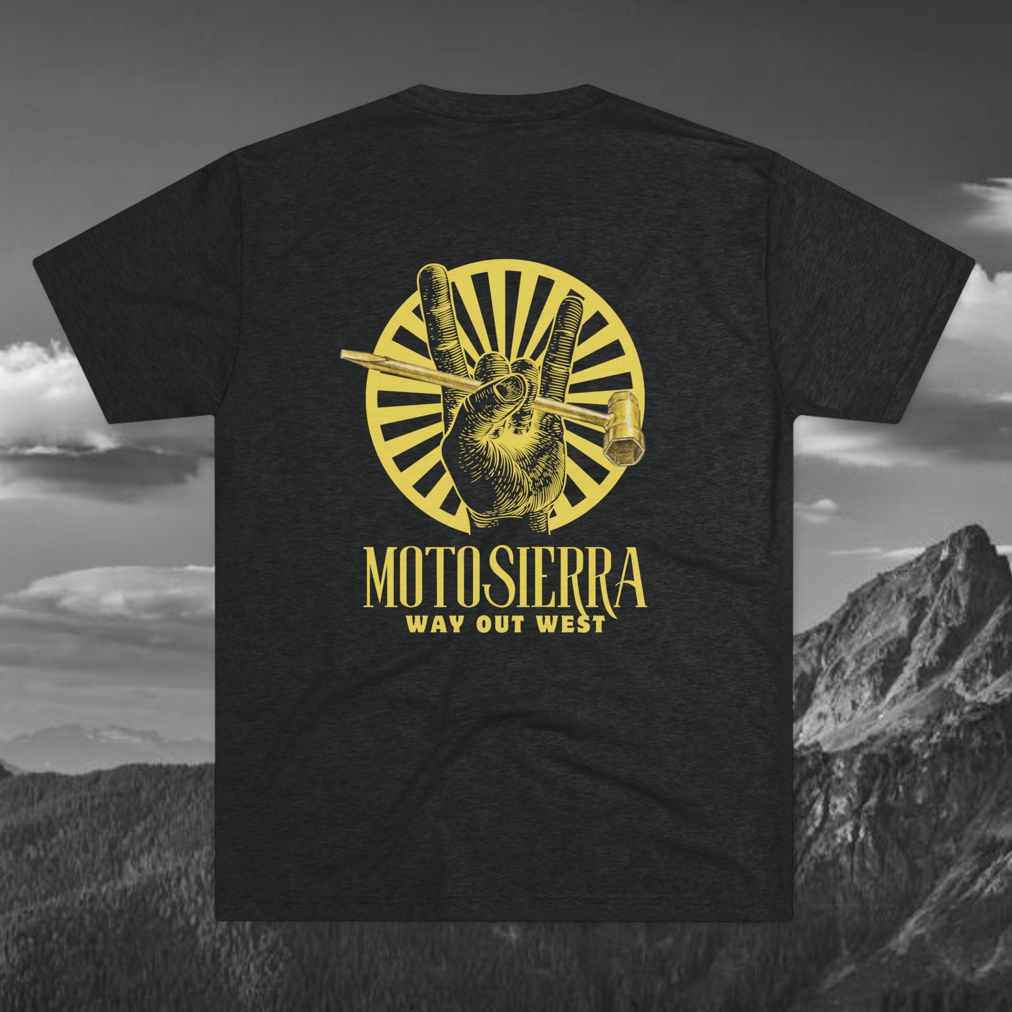 Horns Tri-Blend Crew Tee