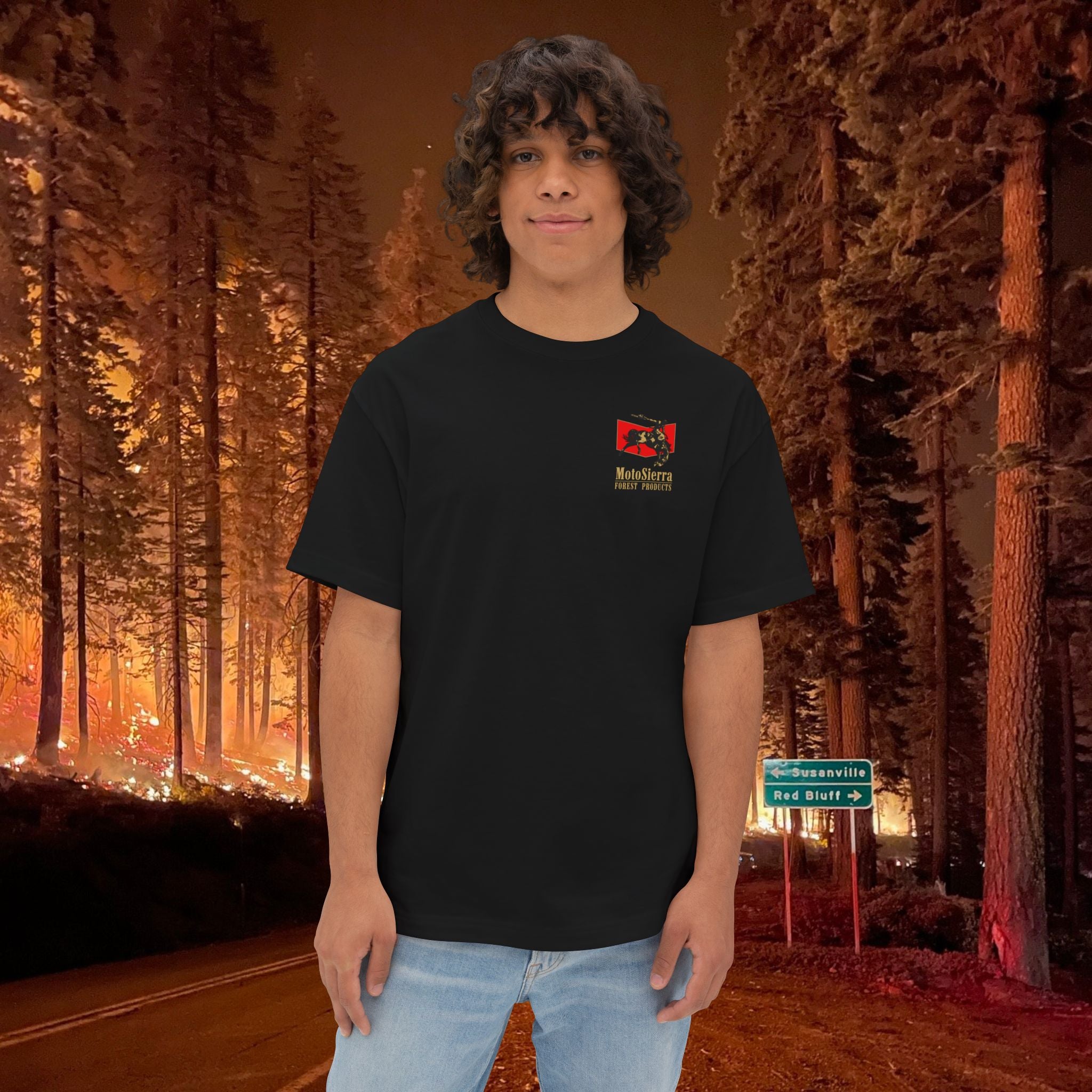 Classic Cowboy Logo Unisex Oversized Boxy Tee