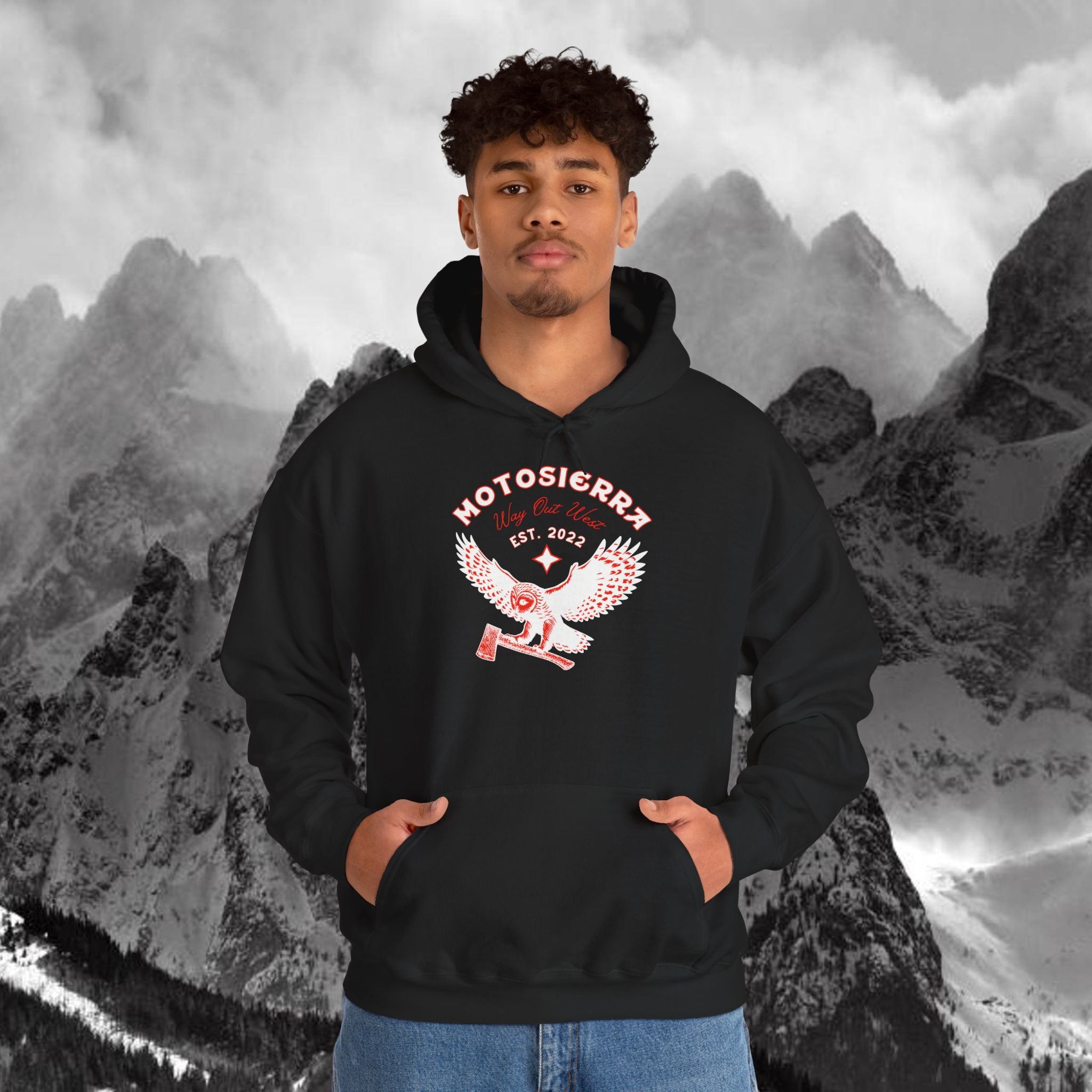 EU Motosierra Hoodie - Cozy Unisex Sweatshirt for Outdoor Lovers, Ideal Gift for Nature Enthusiasts, Perfect for Camping & Hiking