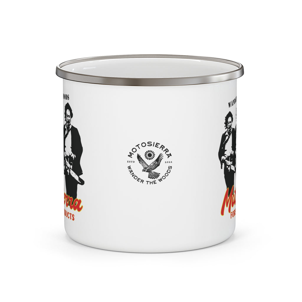 Skill Set Enamel Camping Mug, Ideal for Outdoor Adventures, Perfect for Campers & Nature Lovers, Gift for Nature Enthusiasts