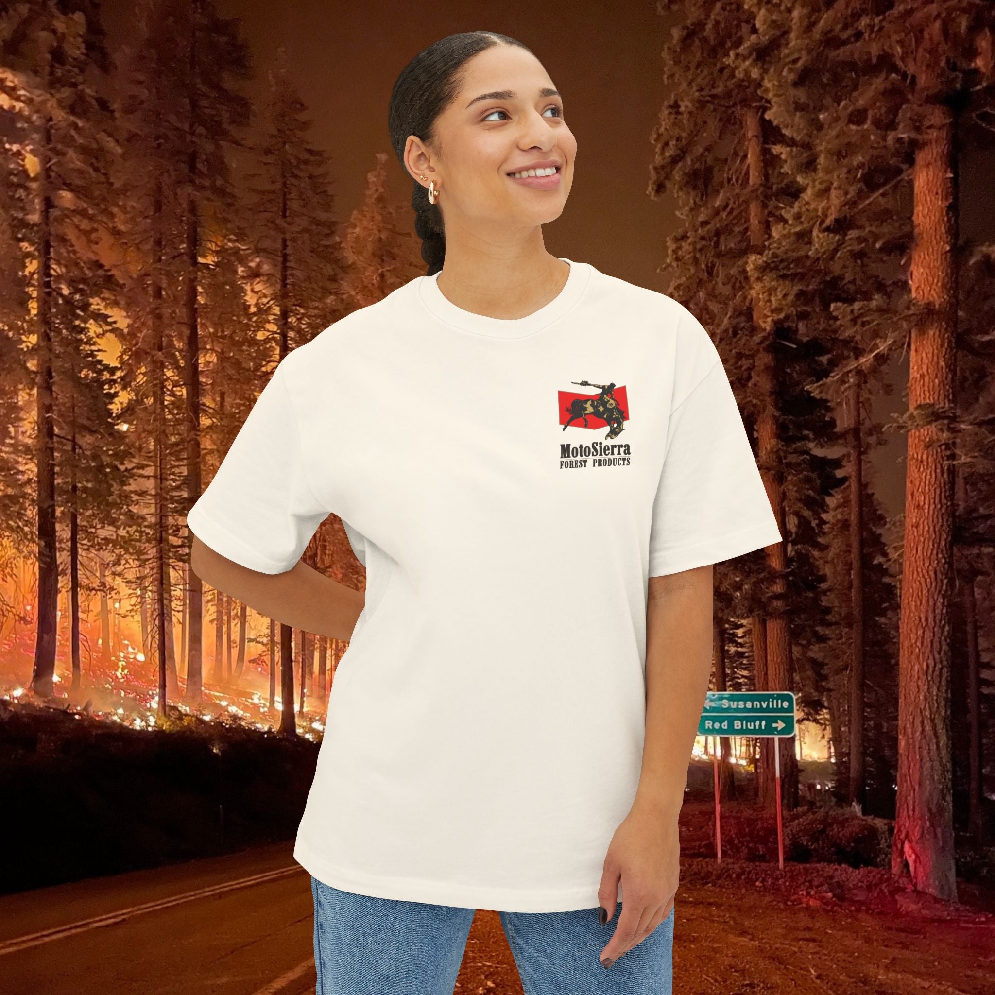 Classic Cowboy Logo Unisex Oversized Boxy Tee