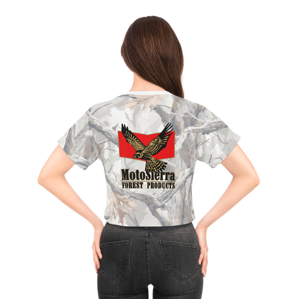 Ghost Camo Crop Tee