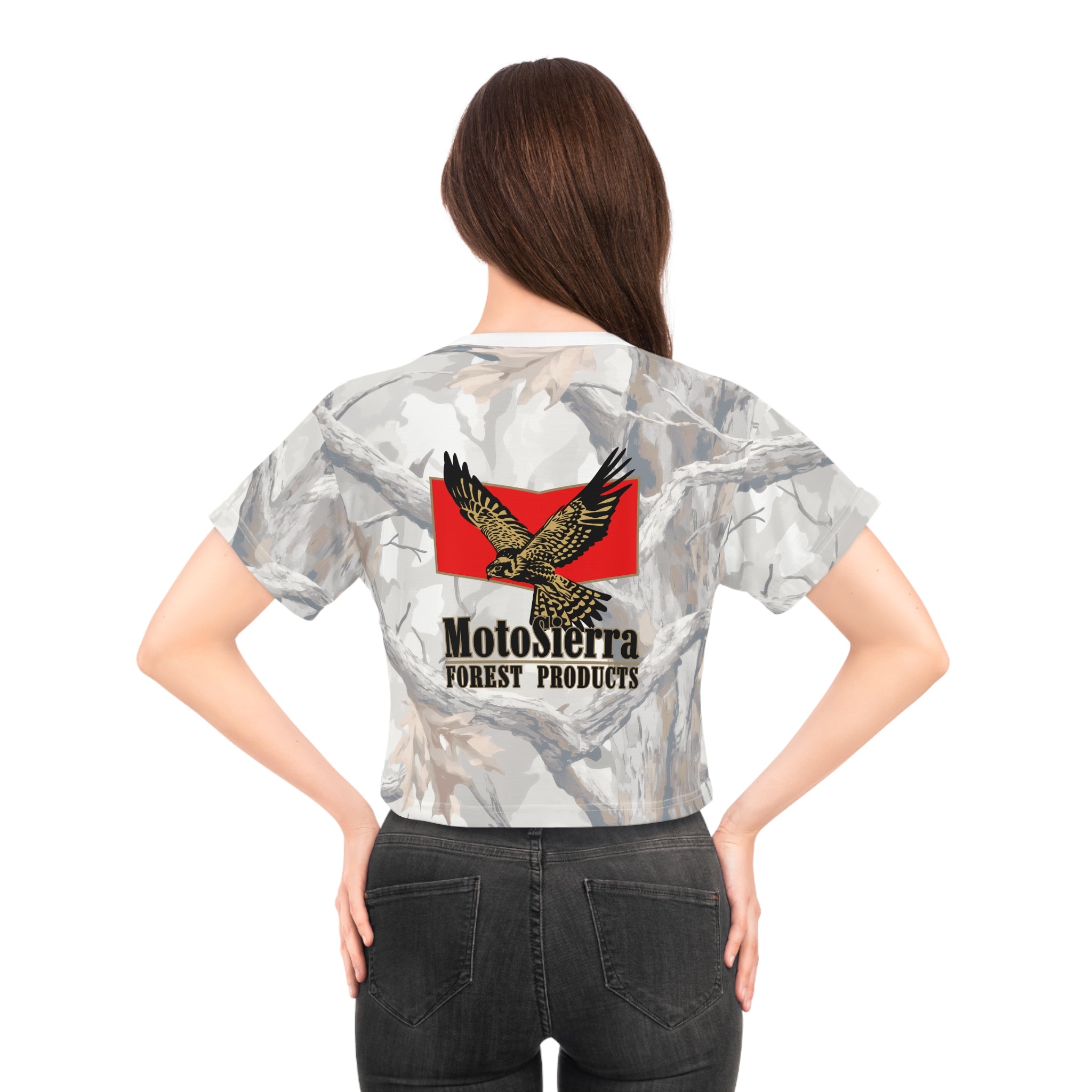 Ghost Camo Crop Tee