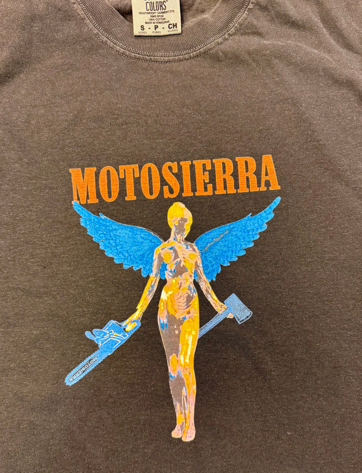 Aberdeen Garment-Dyed T-Shirt with Artistic Print, Casual Wear, Unique Gift, Graphic Tee