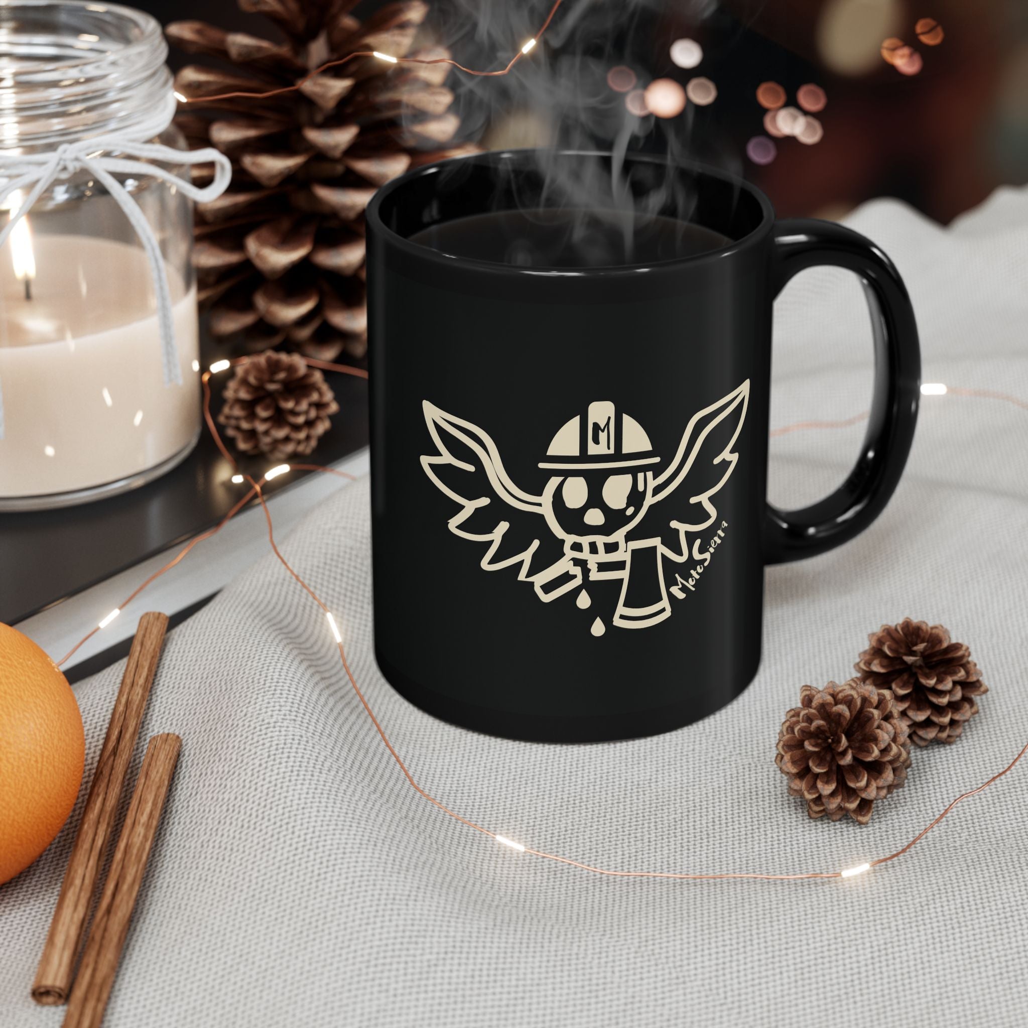 Les Halles Black Mug (11oz)
