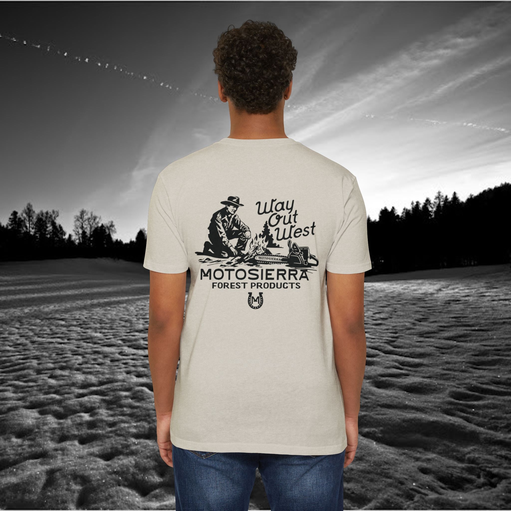 Way Out West Unisex CVC Jersey T-shirt