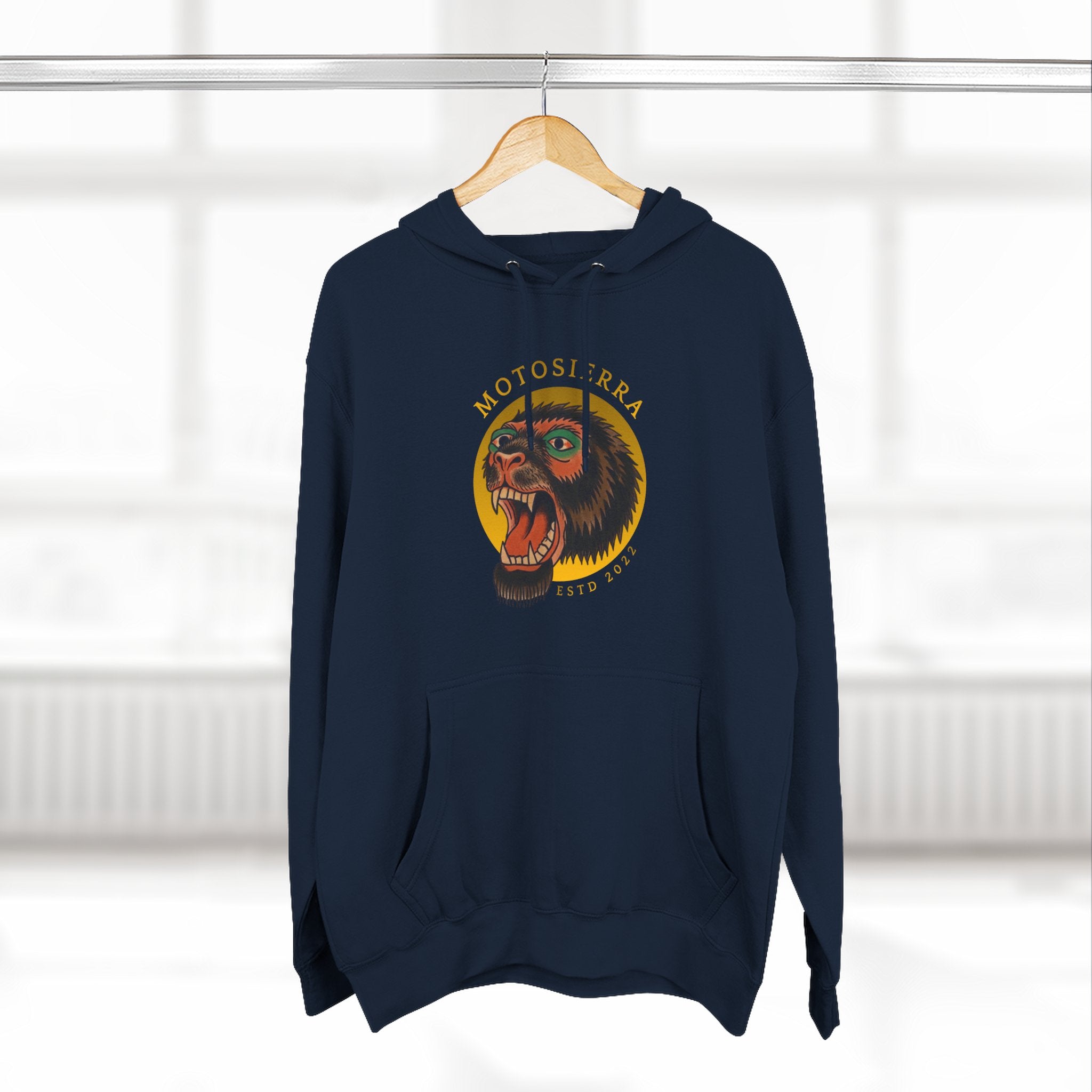 Sasquatch Three-Panel Fleece Hoodie
