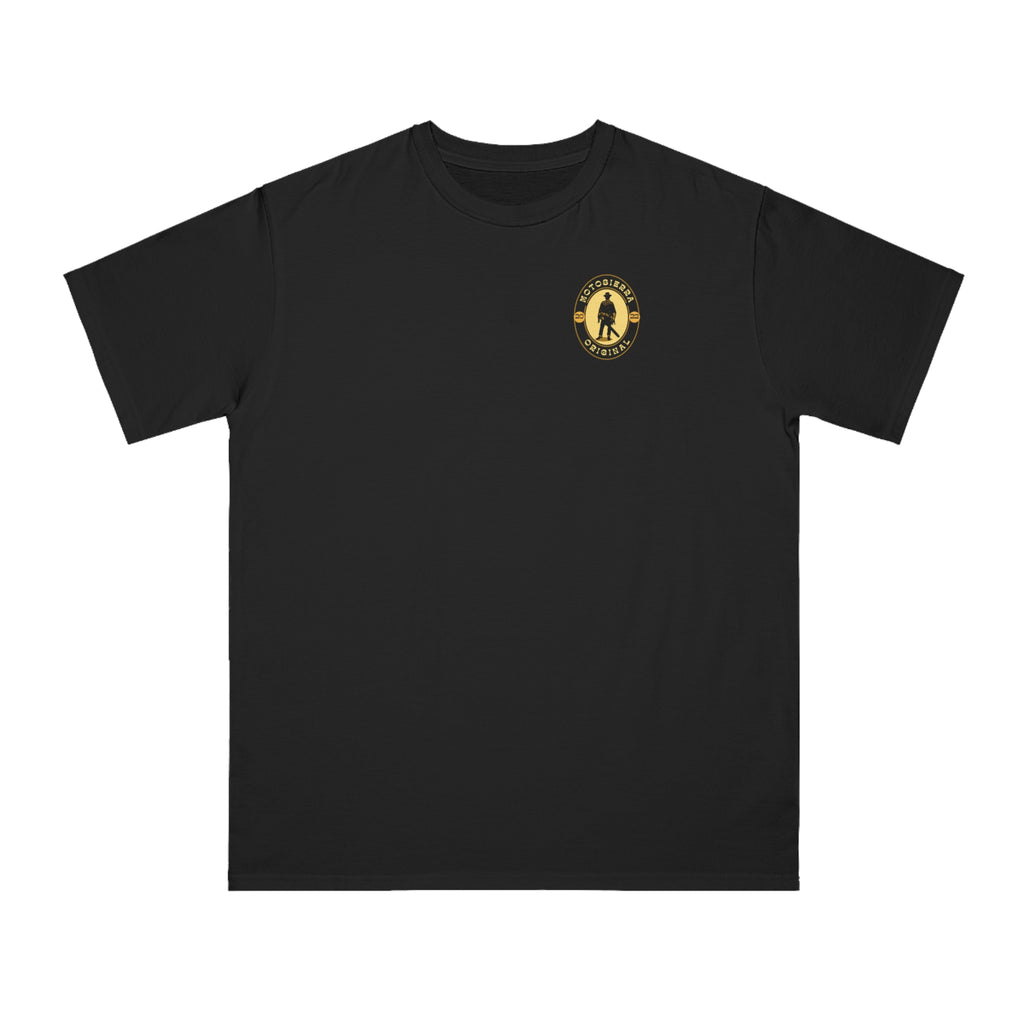 Gunslinger Organic Unisex Classic T-Shirt - Vintage Motosierra Graphic Tee, Eco-Friendly Apparel, Casual Wear, Gift for Him/Her