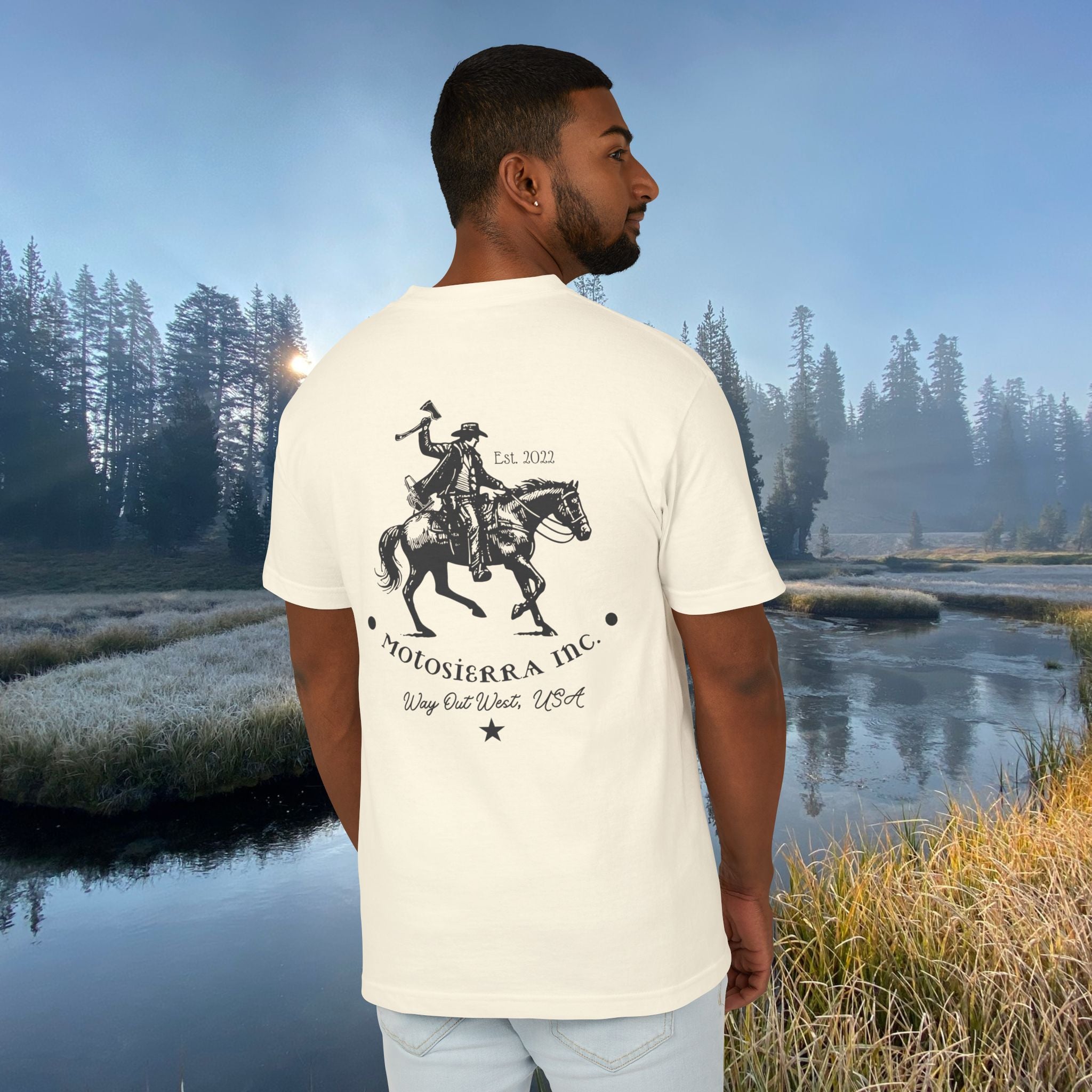 Unisex Cowboy Graphic Tee, Perfect for Gifts, Outdoors, Rodeo Events, Vintage Style