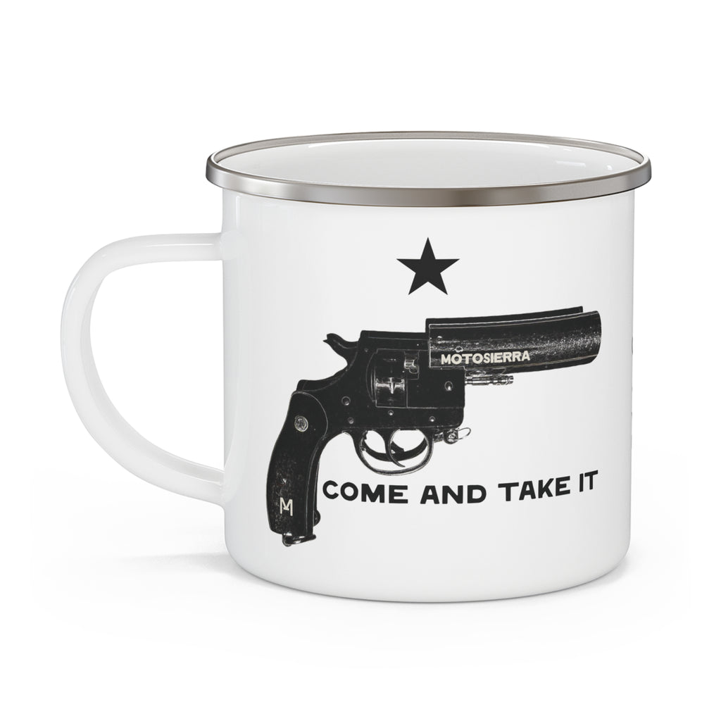 Come And Take It Enamel Camping Mug