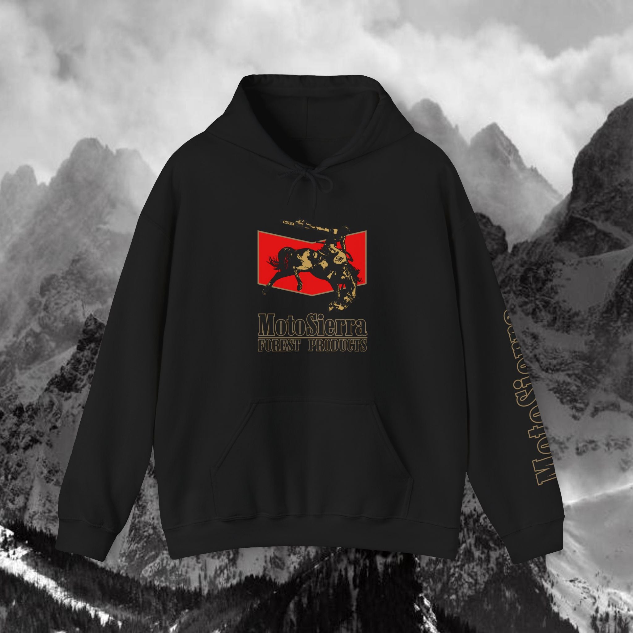 Moto Cowboy Heavy Blend Hoodie