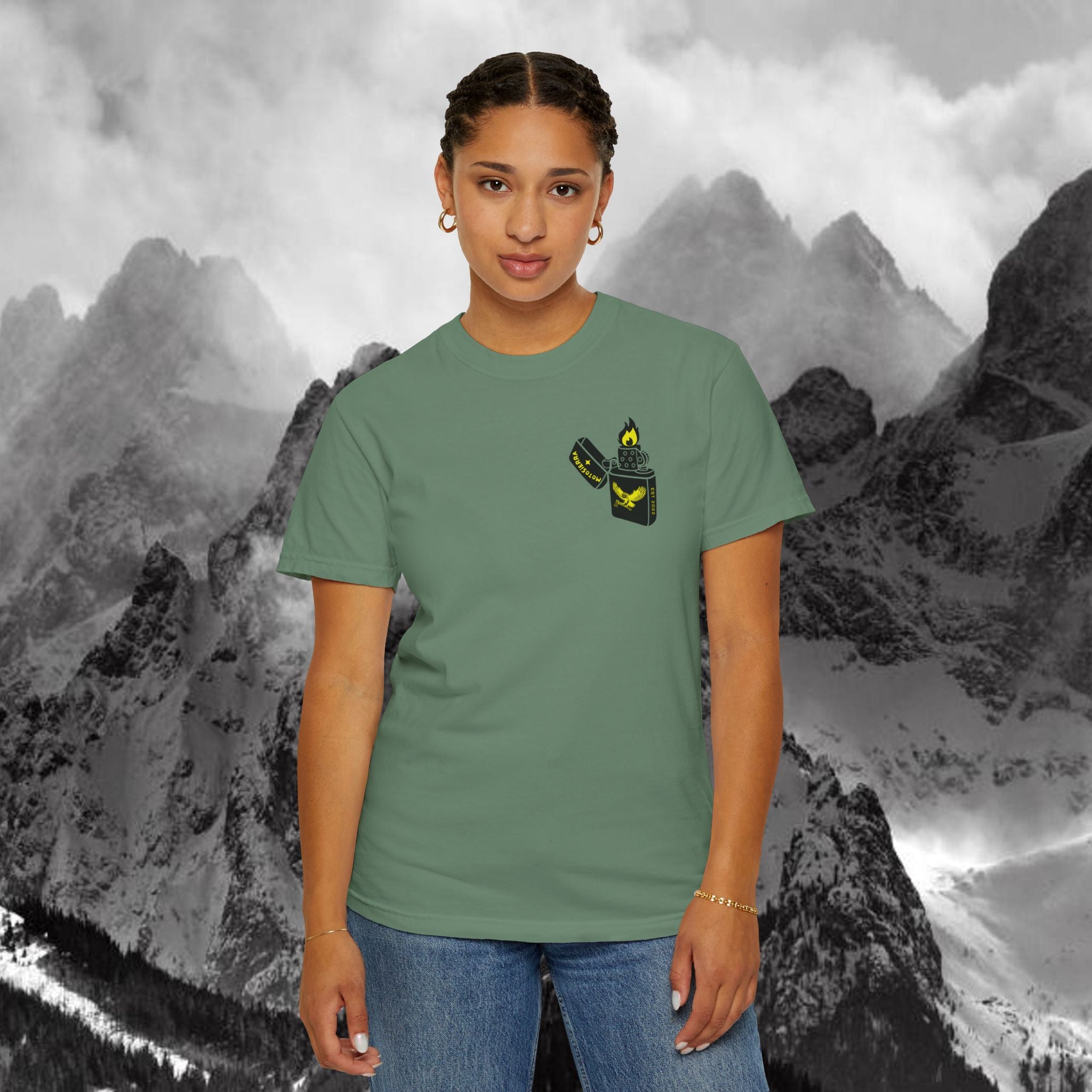 Flint Unisex Garment-Dyed T-shirt