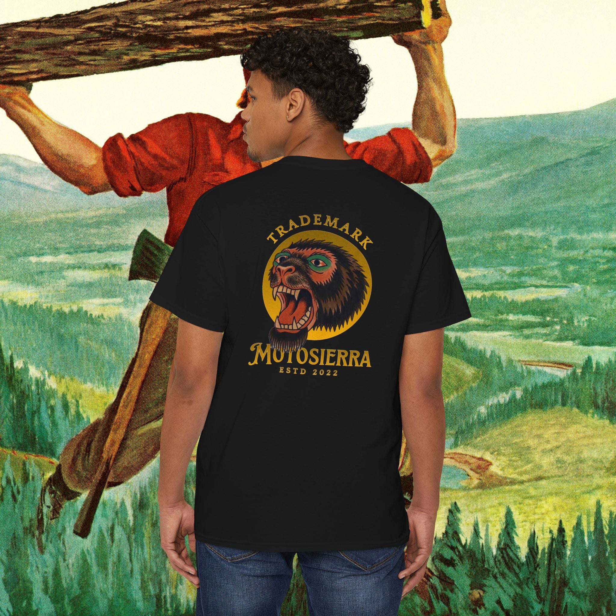 Sasquatch Unisex Heavy Cotton Pocket Tee