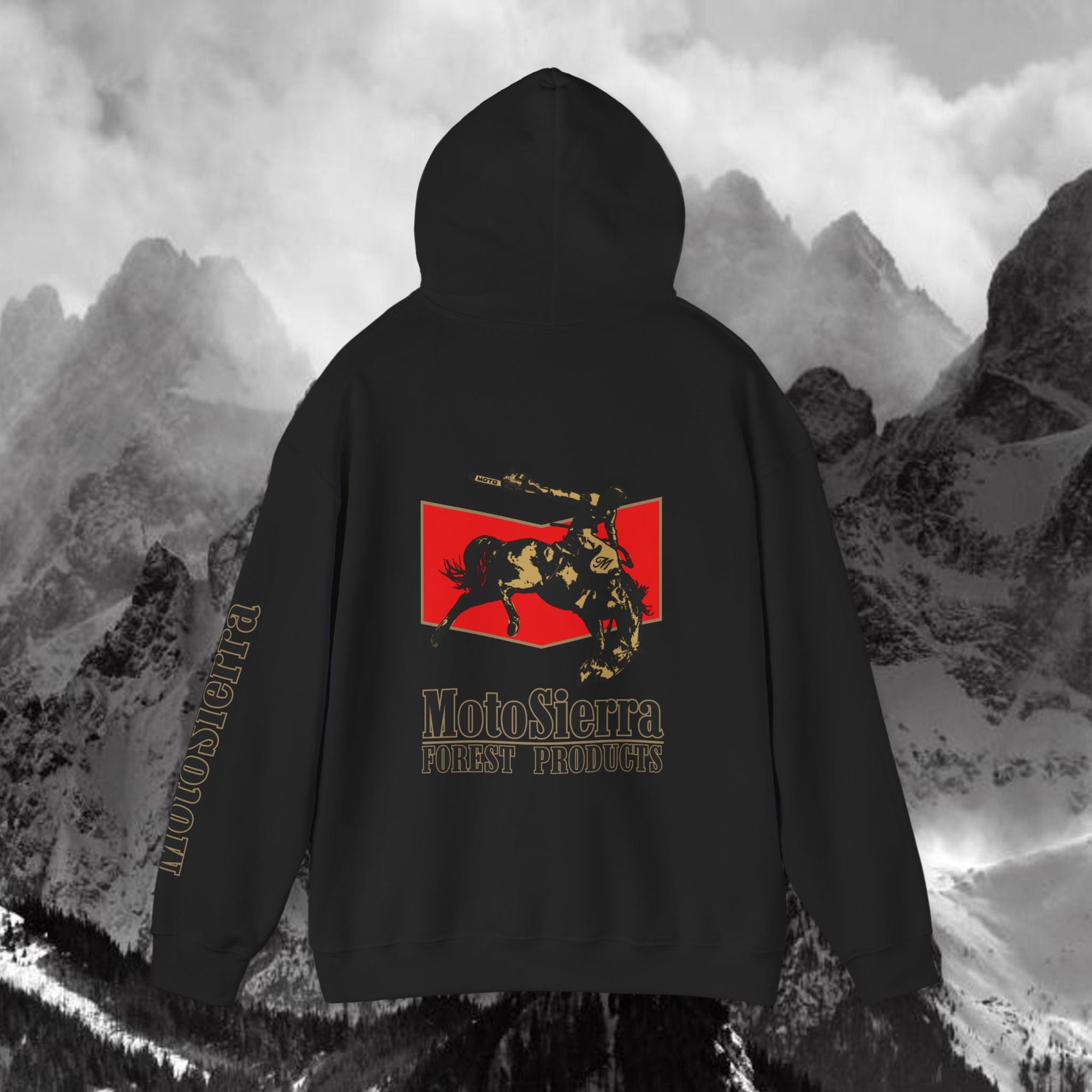 Moto Cowboy Heavy Blend Hoodie