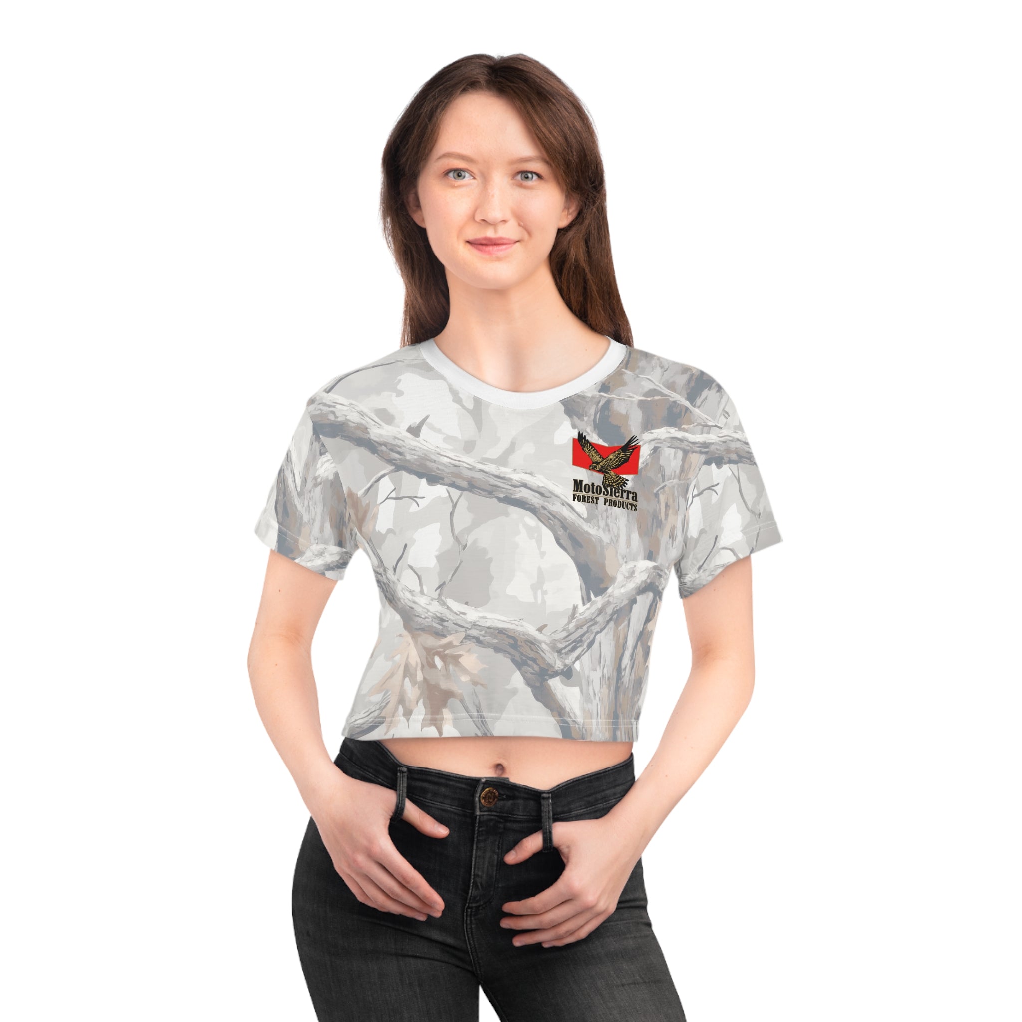 Ghost Camo Crop Tee