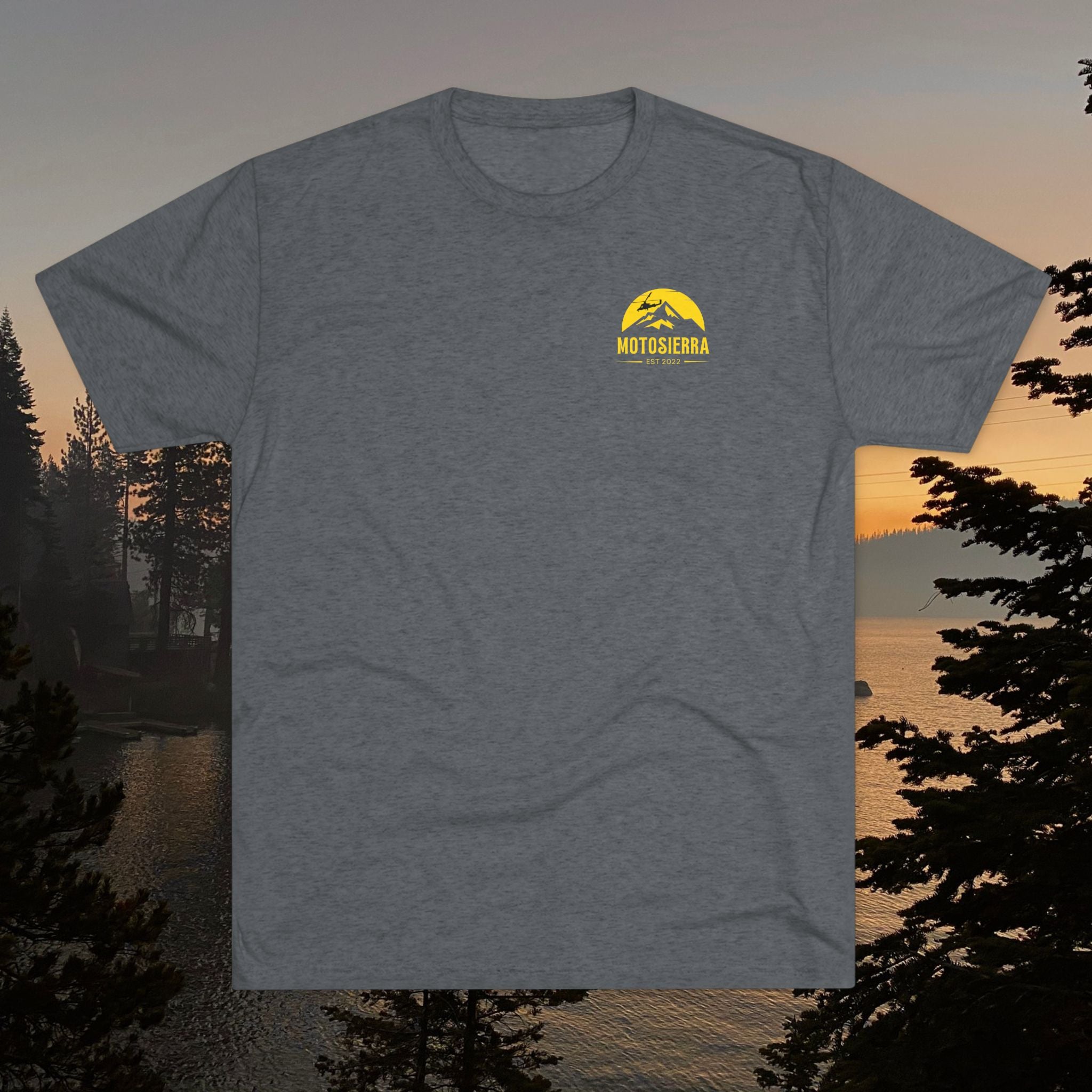 Yellow Unisex Tri-Blend Crew Tee