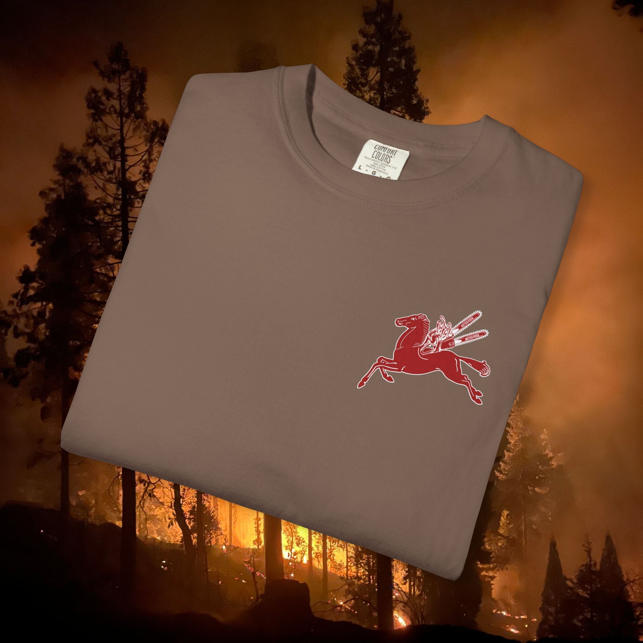 Pegasus Unisex Garment-Dyed T-shirt