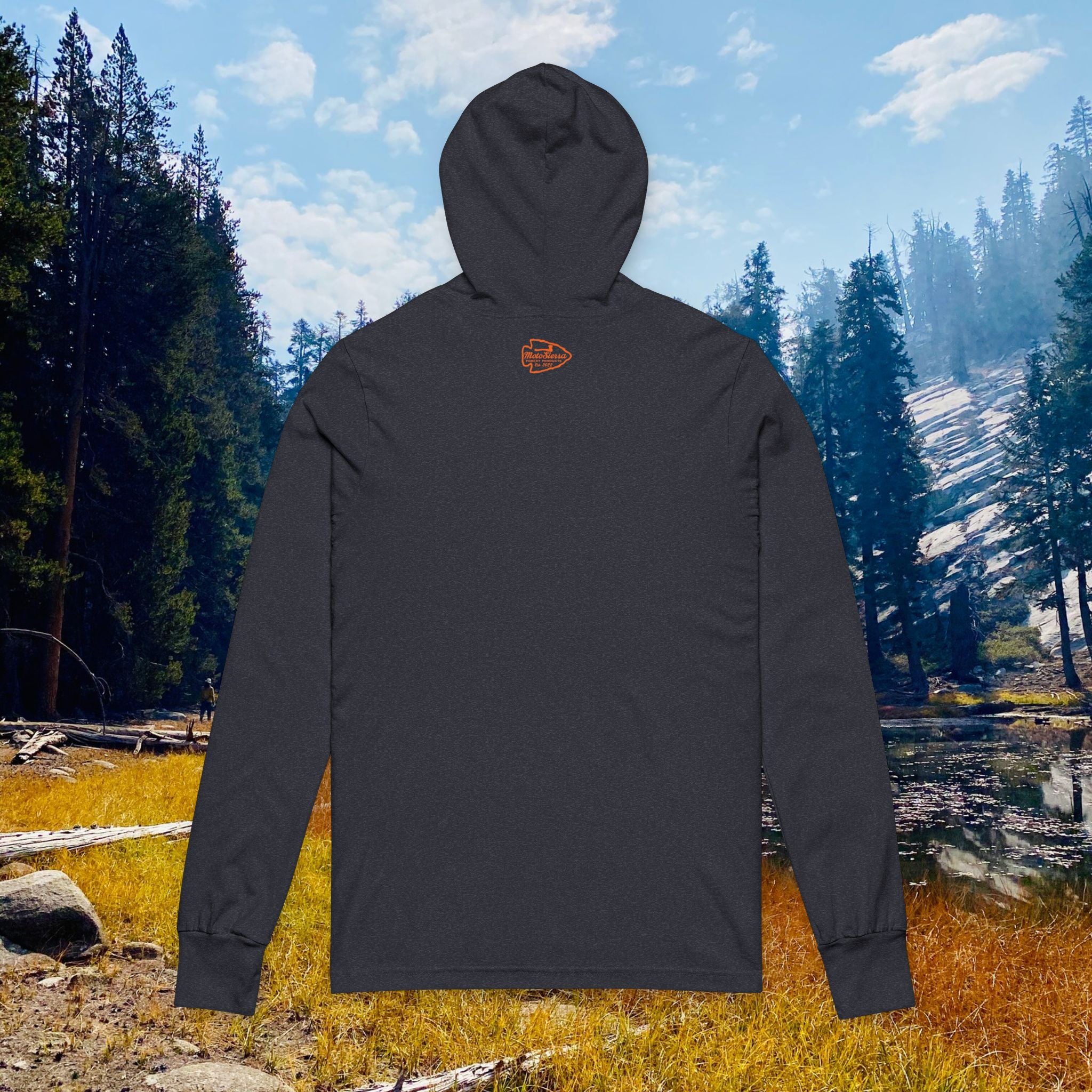 Smoke Rollies MotoSierra Forest Products Unisex Hooded Long Sleeve Tee