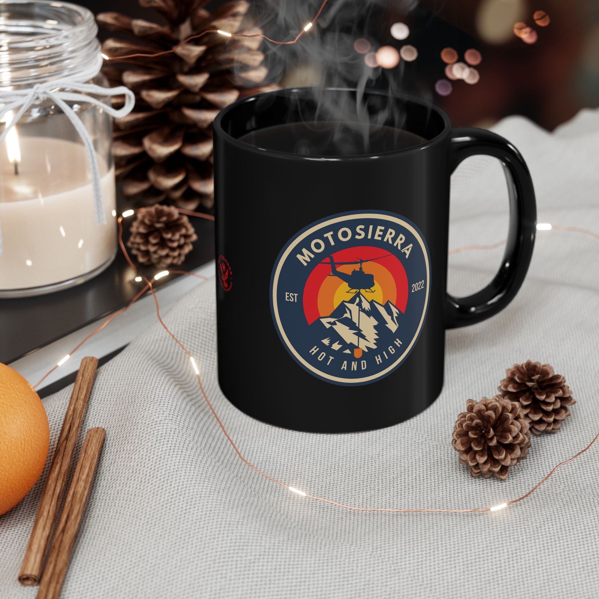 Hot & High Black Mug (11oz, 15oz)