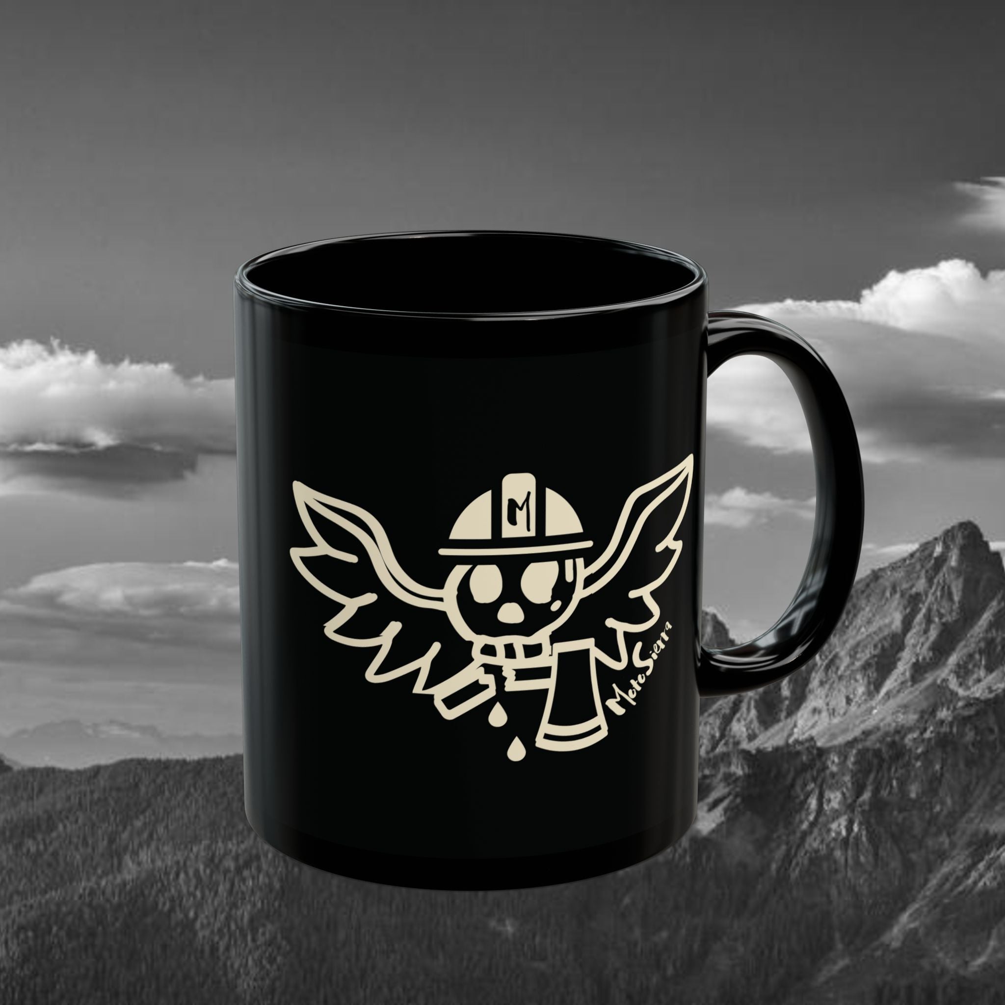 Les Halles Black Mug (11oz)
