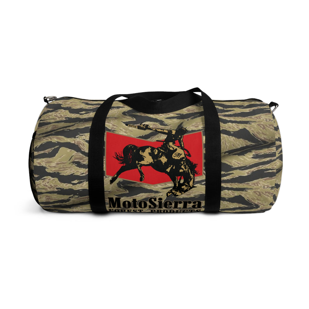 Gold Tiger Cowboy Logo Motosierra Adventure Duffel Bag