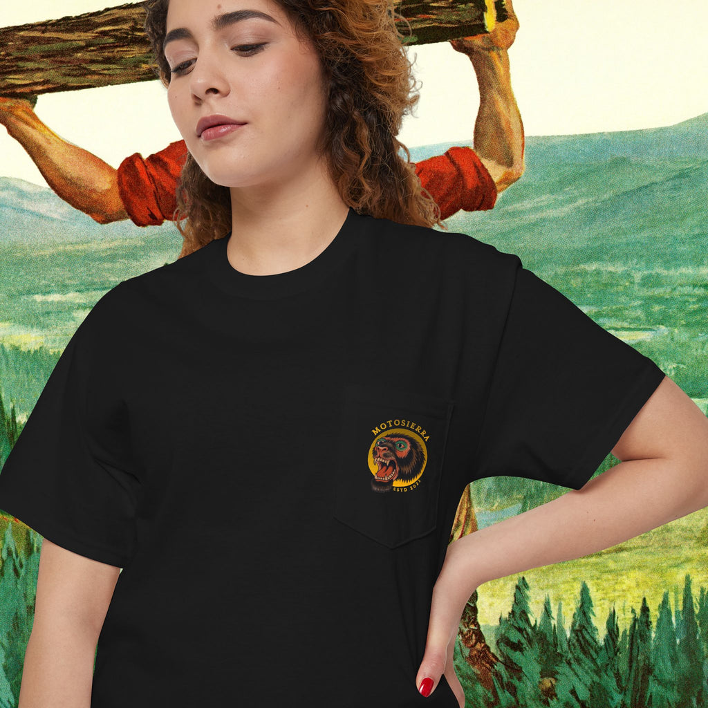 Sasquatch Unisex Heavy Cotton Pocket Tee