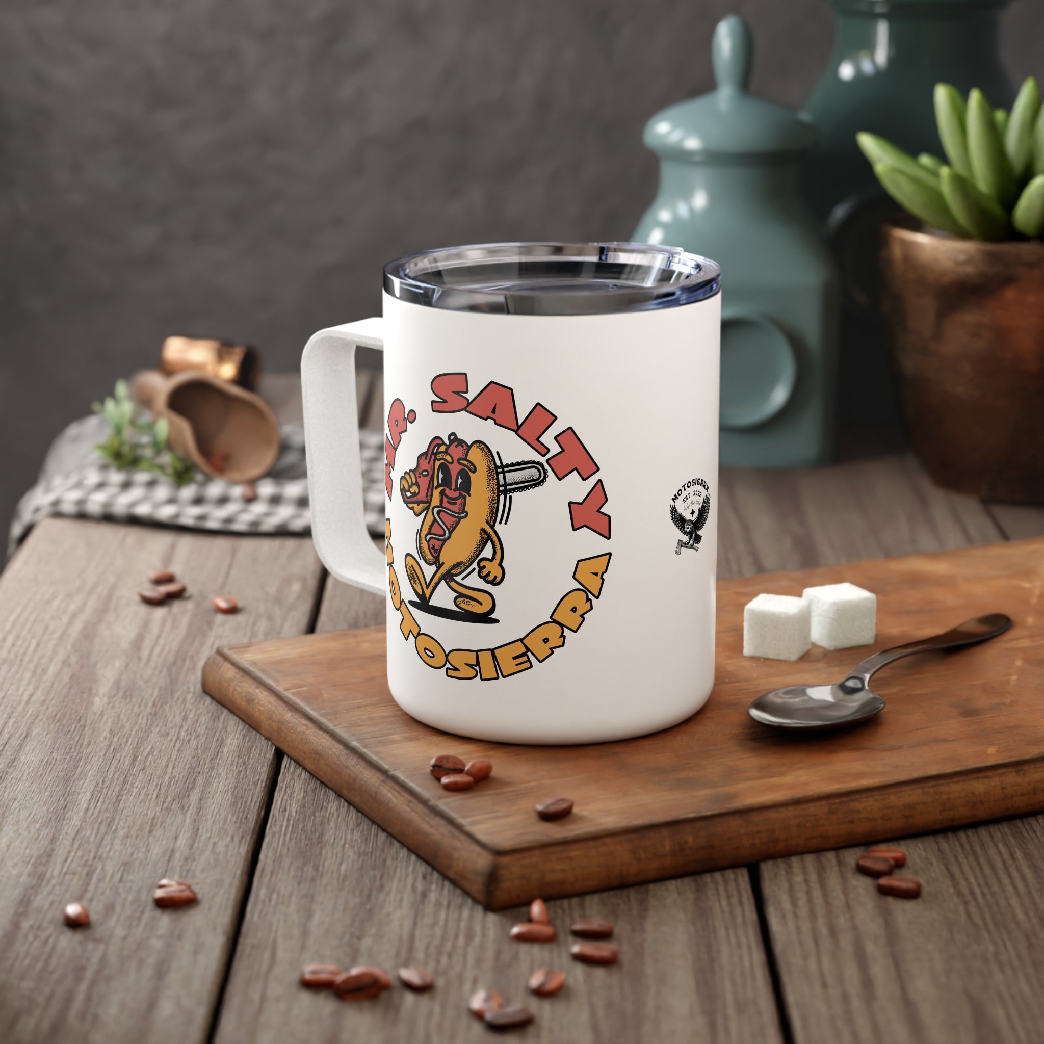 Mr. Salty Insulated Coffee Mug, 10oz