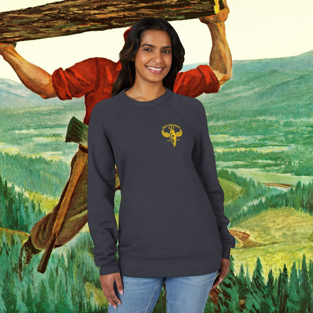 NGK Unisex Sponge Fleece Raglan Sweatshirt