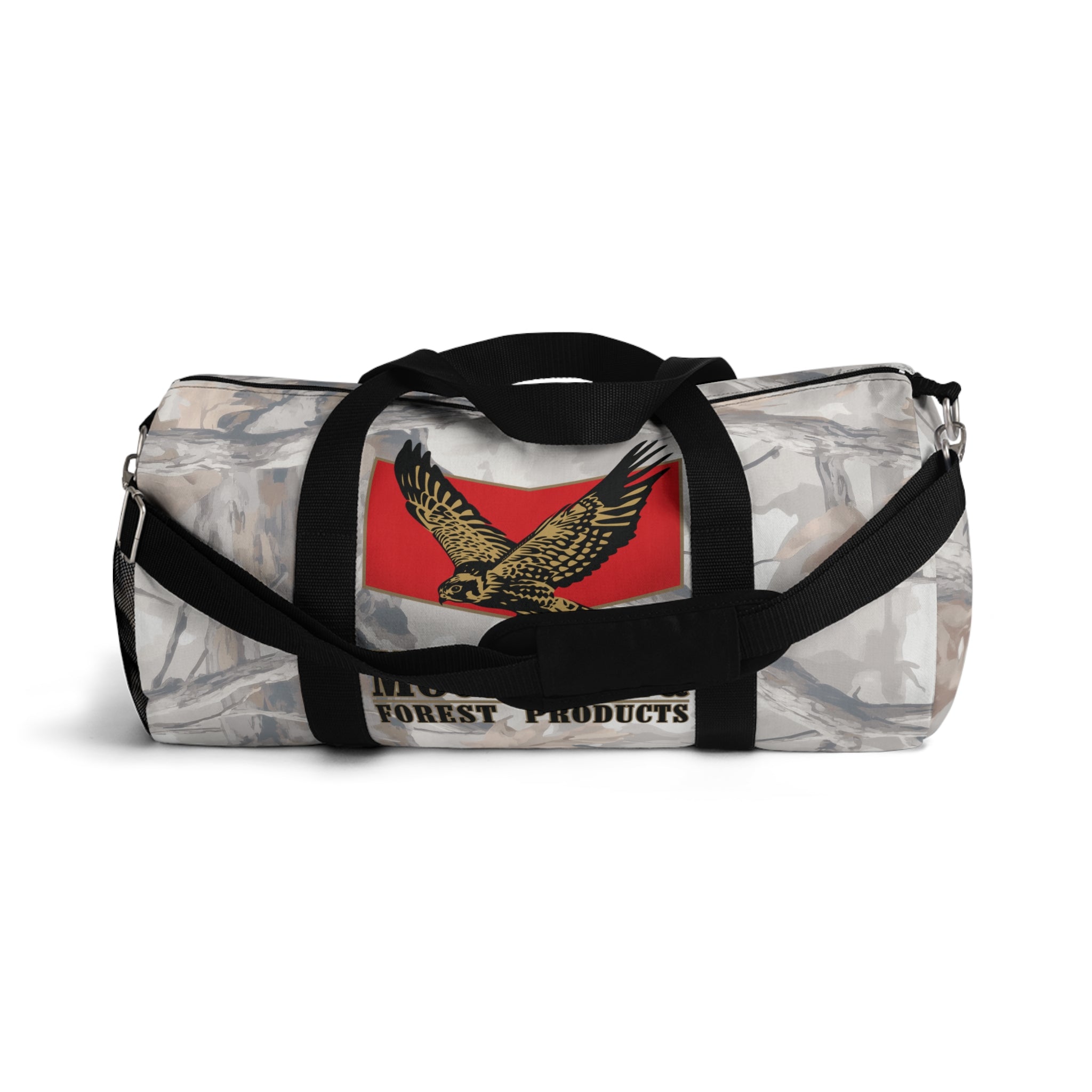 Kestrel Ghost Camo Logo Motosierra Adventure Duffel Bag - Perfect for Gym, Travel, Outdoor Activities, Weekend Getaway, Gifts
