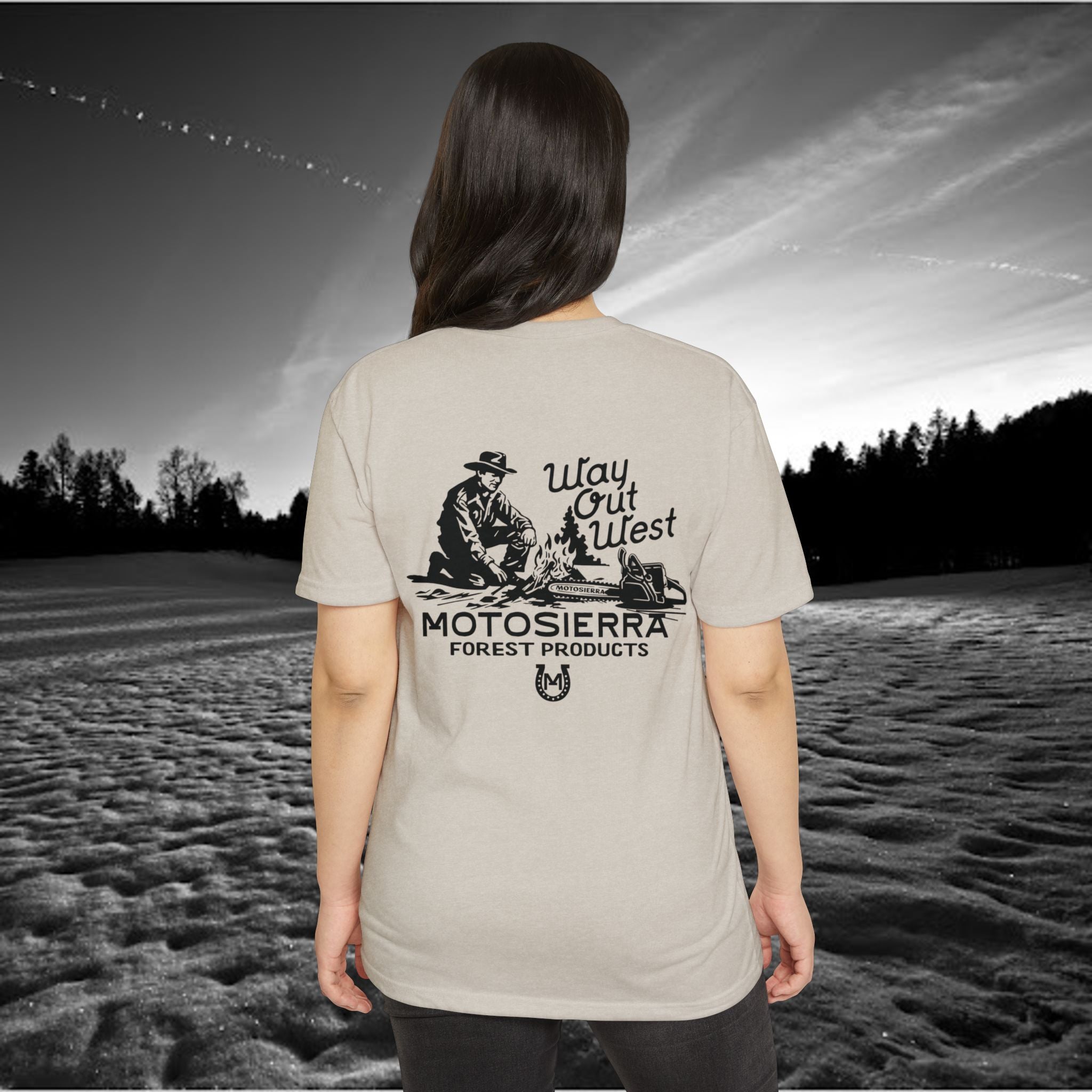 Way Out West Unisex CVC Jersey T-shirt