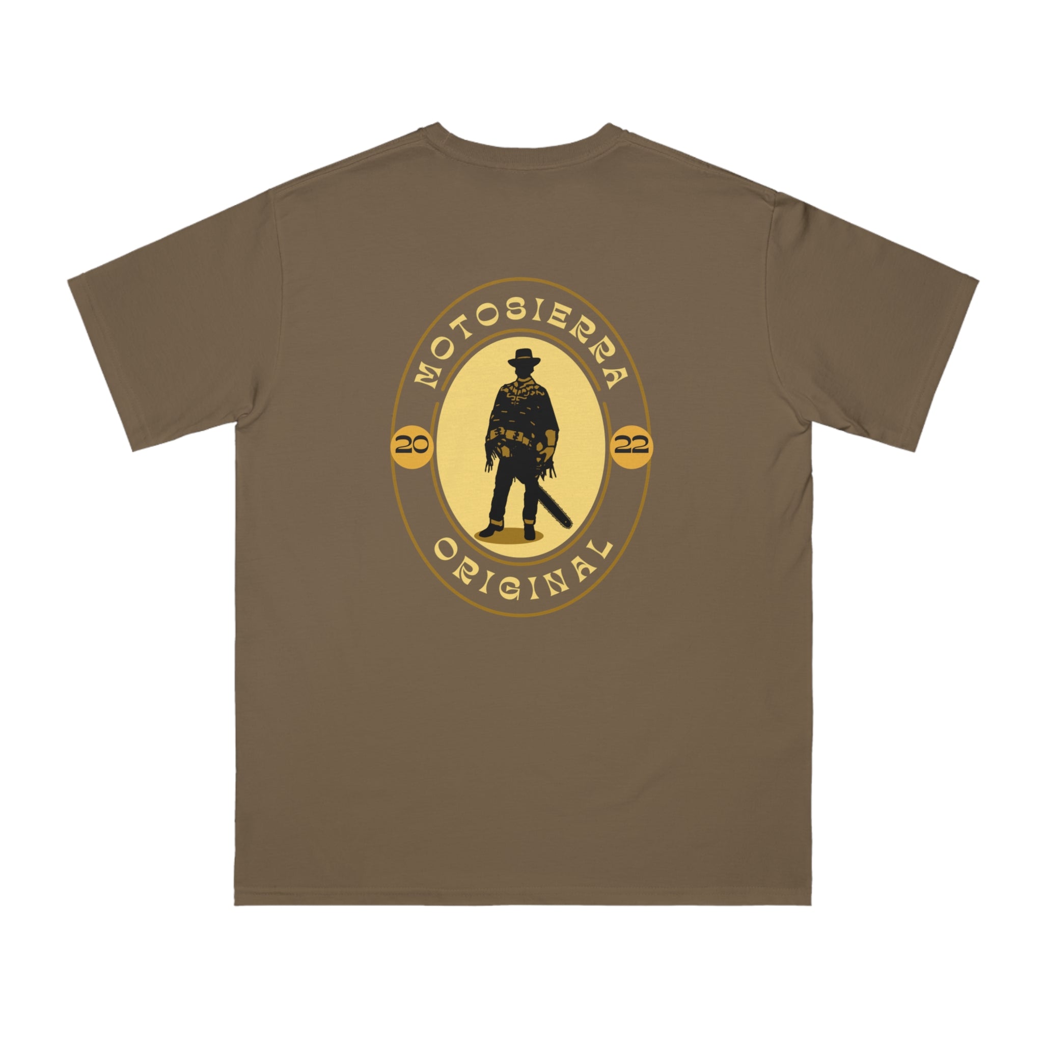 Gunslinger Organic Unisex Classic T-Shirt - Vintage Motosierra Graphic Tee, Eco-Friendly Apparel, Casual Wear, Gift for Him/Her