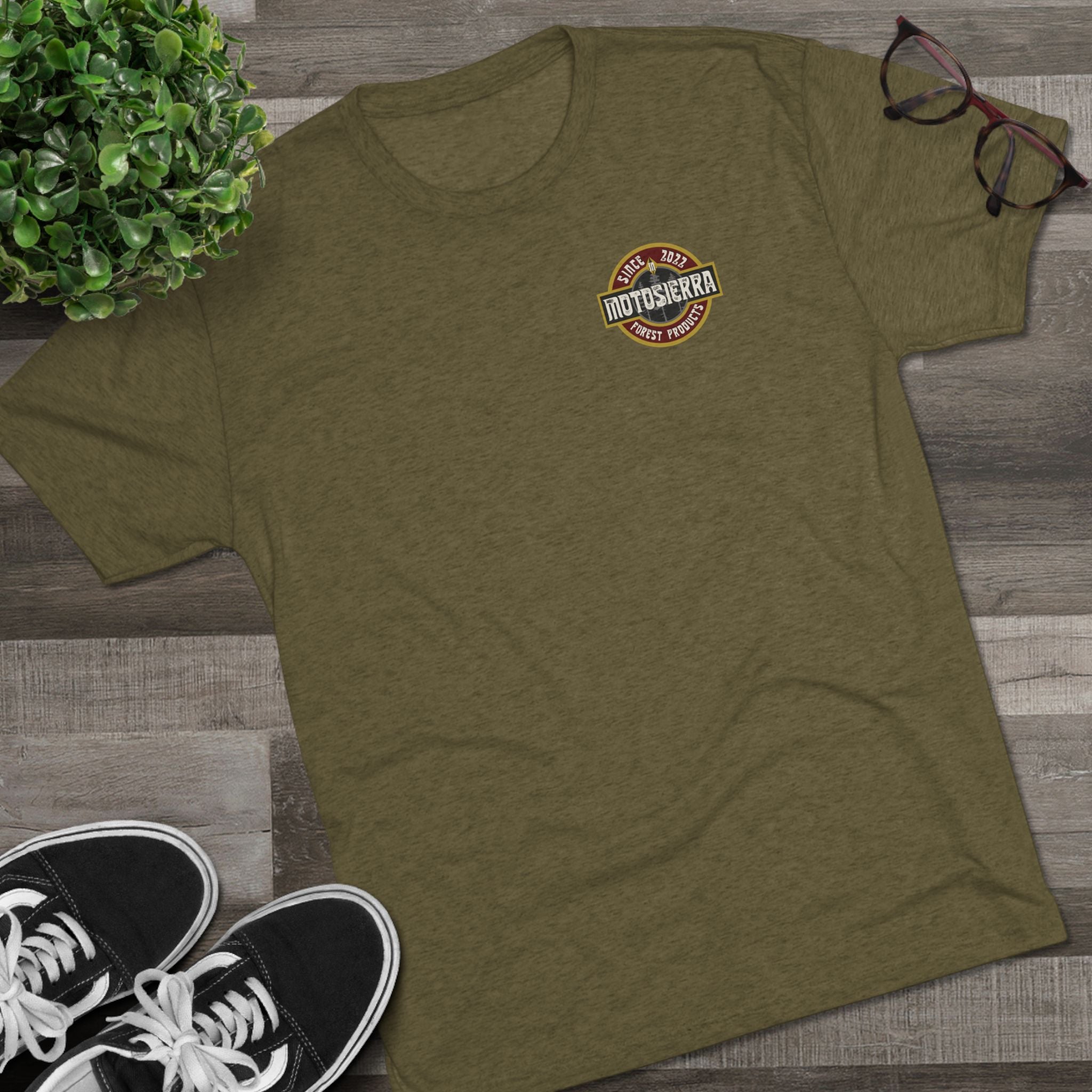 Motosierra Unisex Tri-Blend Tee - Forest Products & Adventure Wear