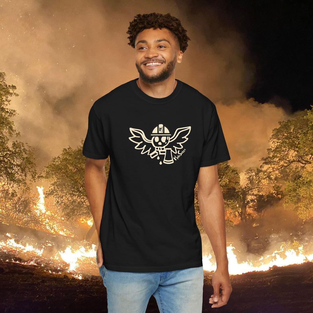 Les Halles Unisex Garment-Dyed T-shirt