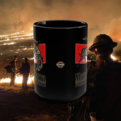 1 Plastic Effect Black Mug | 15oz Coffee Cup for Riders, Gift for Bikers, Custom Drinkware, Unique Gift, Adventure Mug