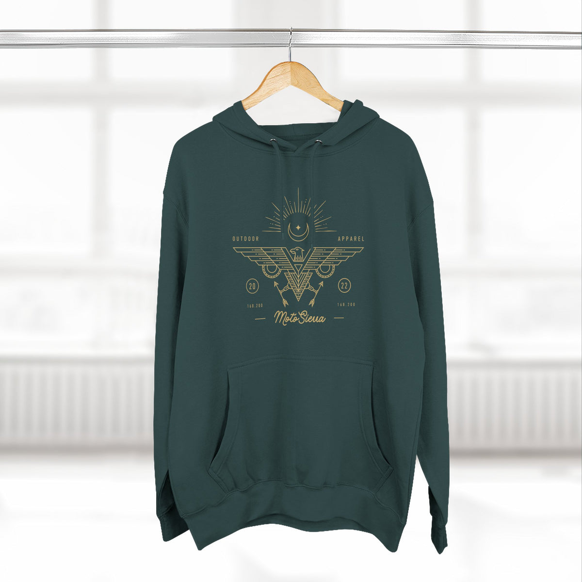 Gold Eagle Classic Three-Panel Fleece Hoodie