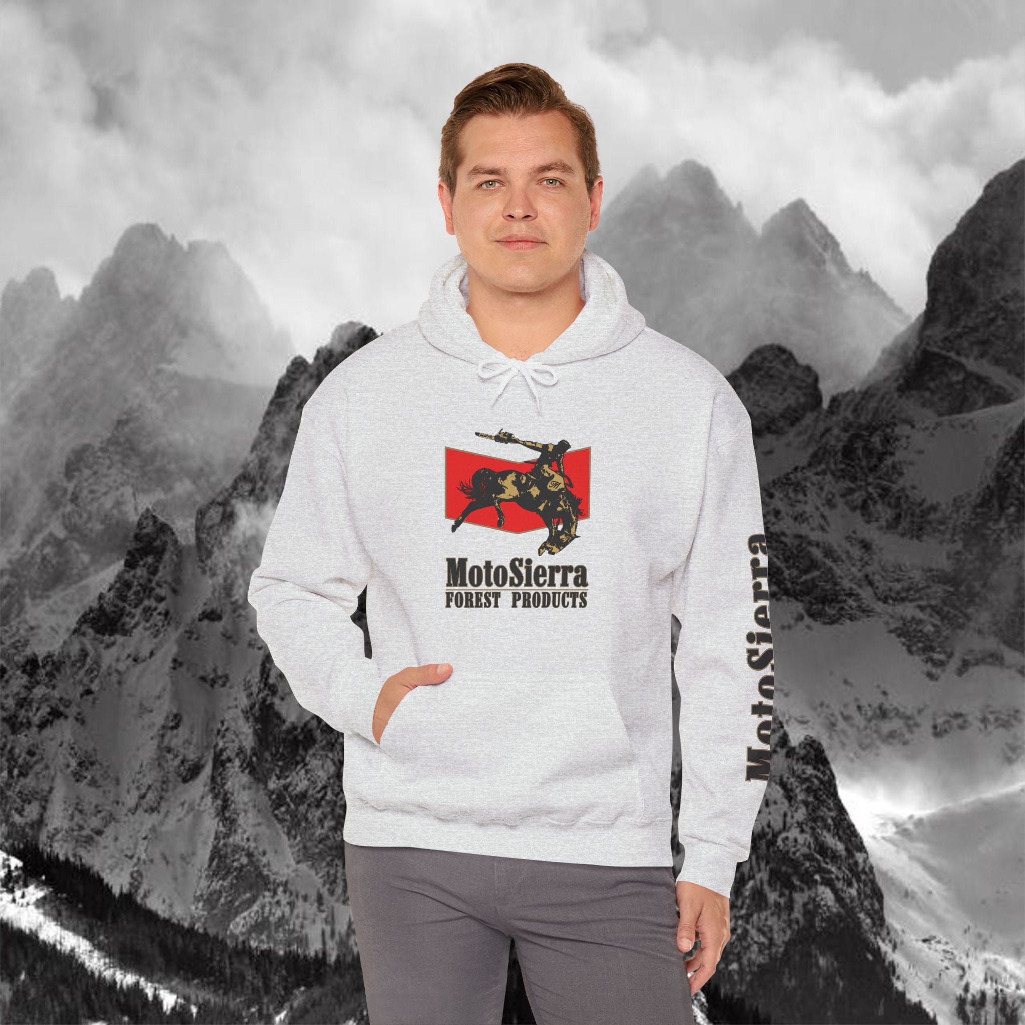 Moto Cowboy Heavy Blend Hoodie