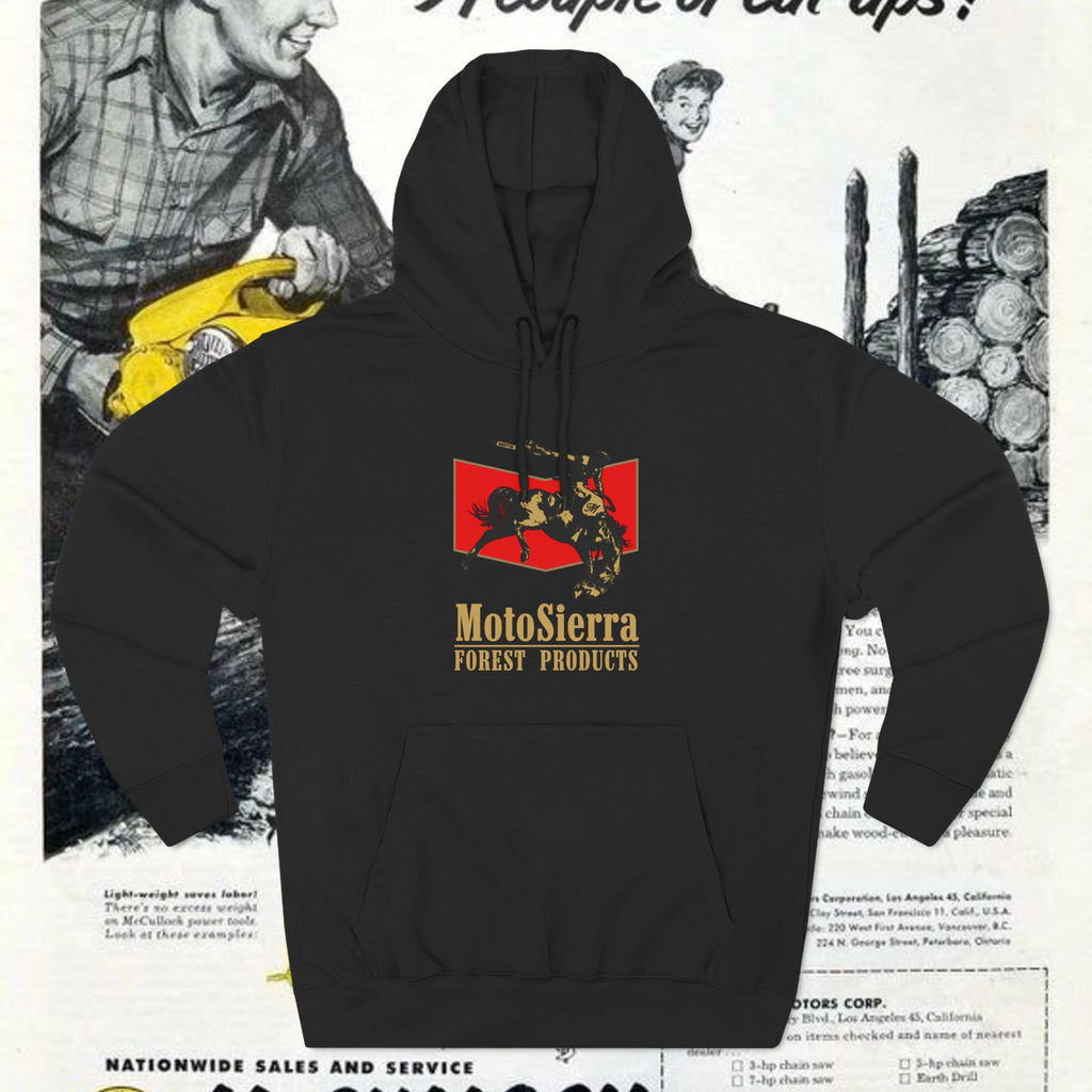 Classic Cowboy Logo Three-Panel Fleece Hoodie
